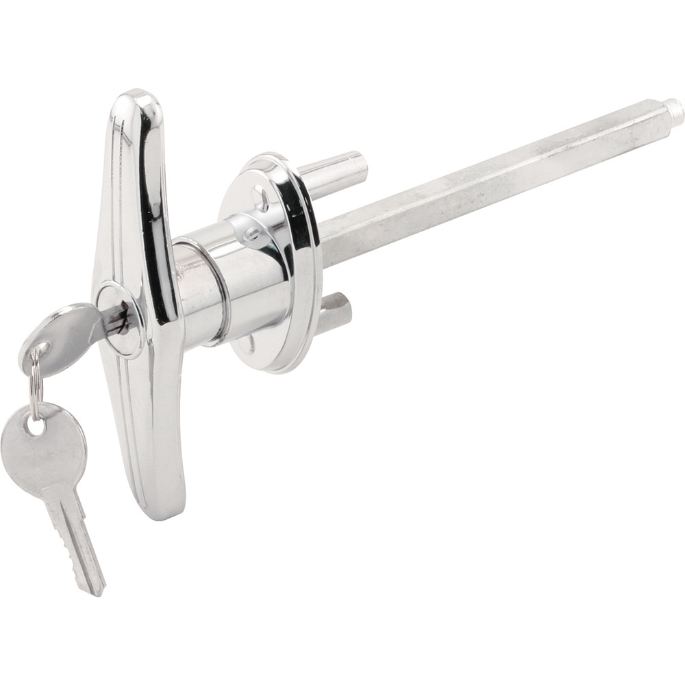 Keyed T-Handle, 5/16 in. x 4-5/8 in. Square Shaft, Diecast