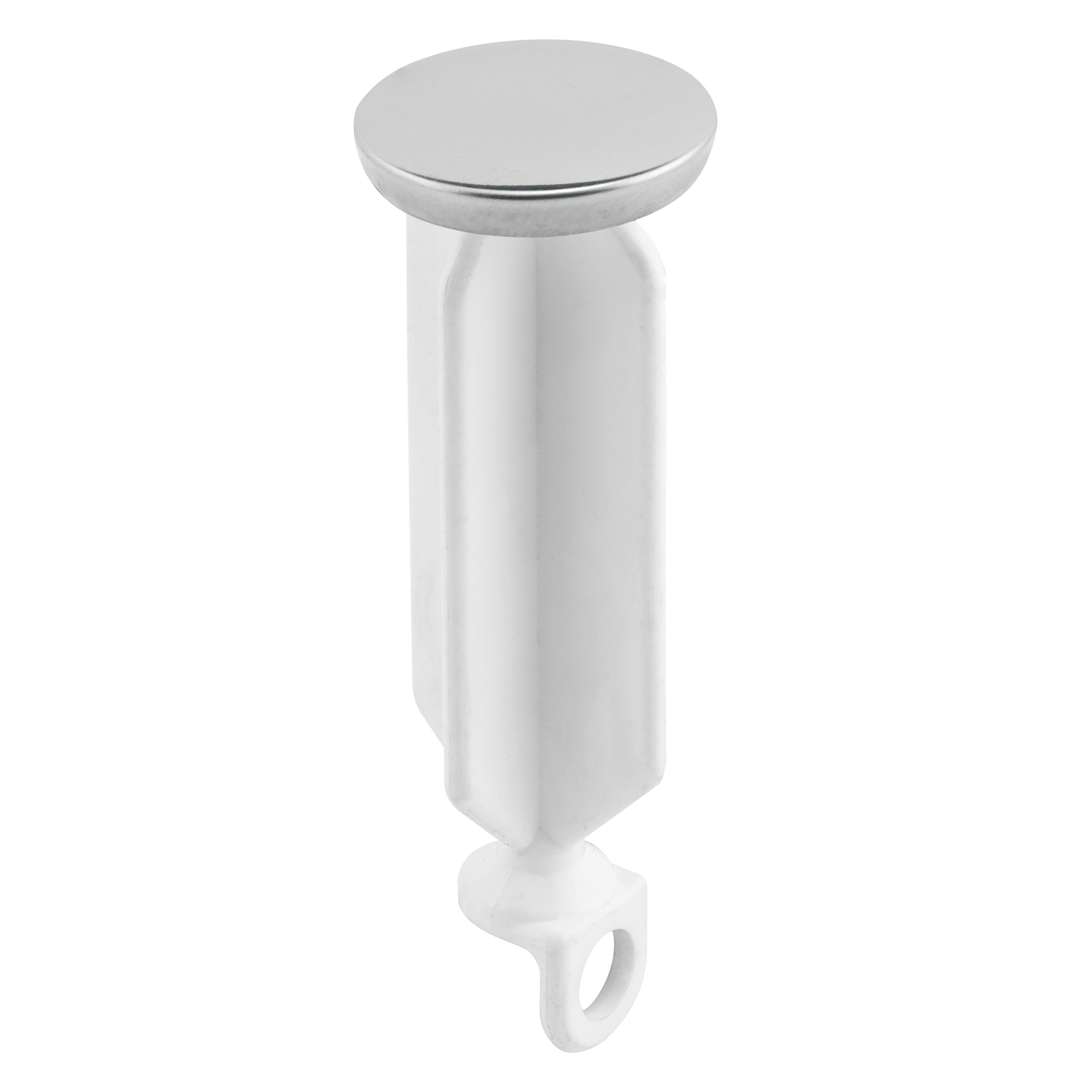 Lavatory Drain Plug, 4 in., Plastic, Chrome, Fits Moen (Single Pack)