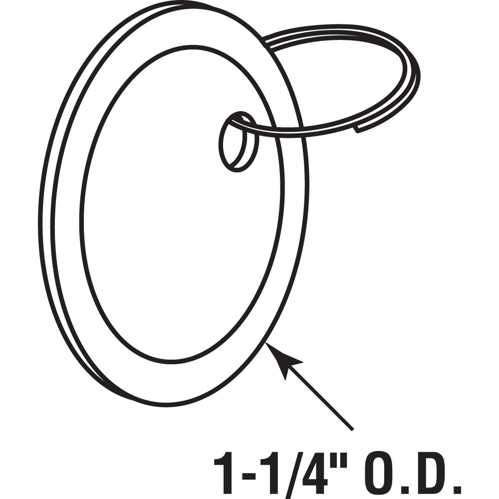 Paper Key ID Tags with Metal Borders and Key Wire Rings (20 Pack)