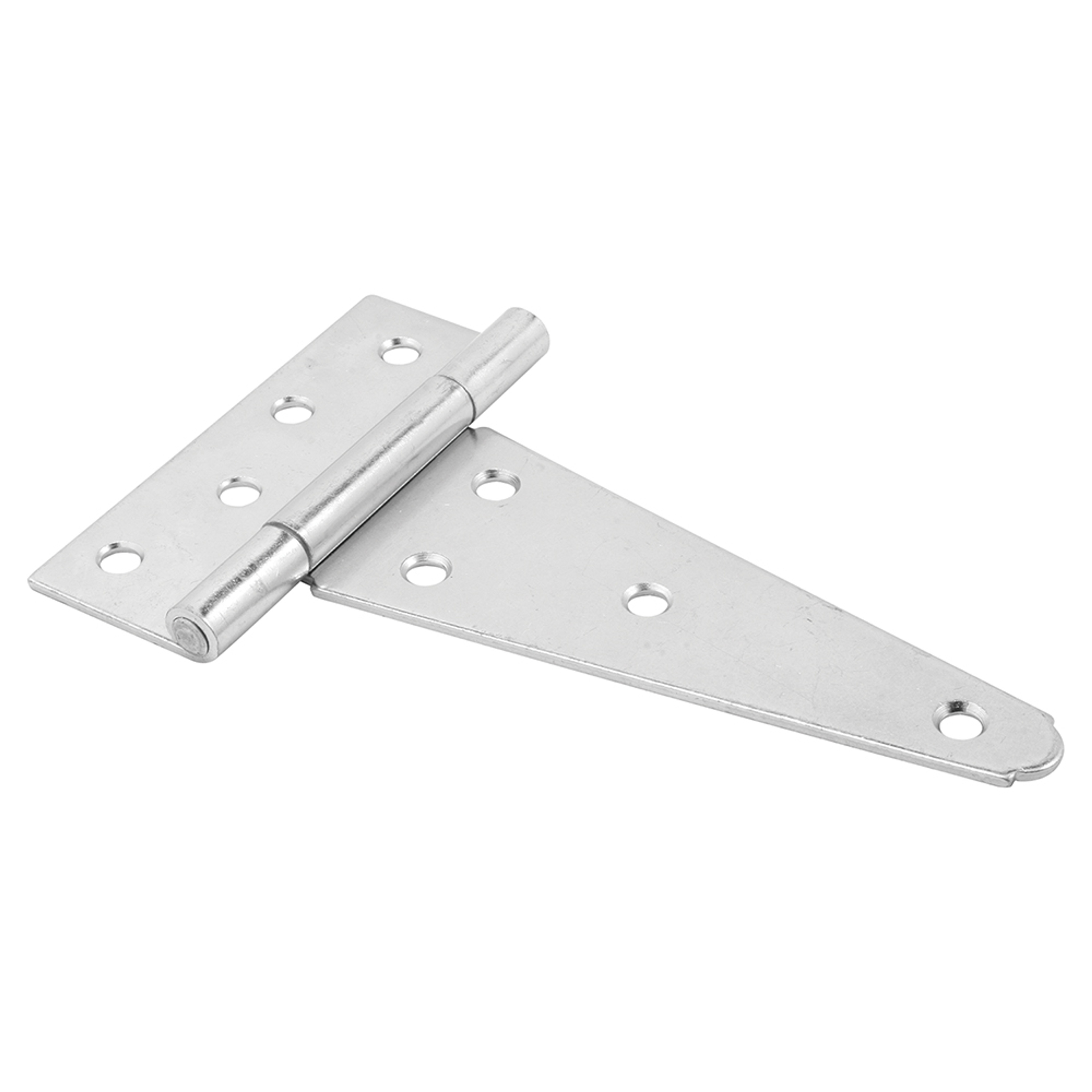 Tee Hinge, 6 in., Hot Rolled Steel, Satin Nickel Finish, Heavy Duty (2 Pack)