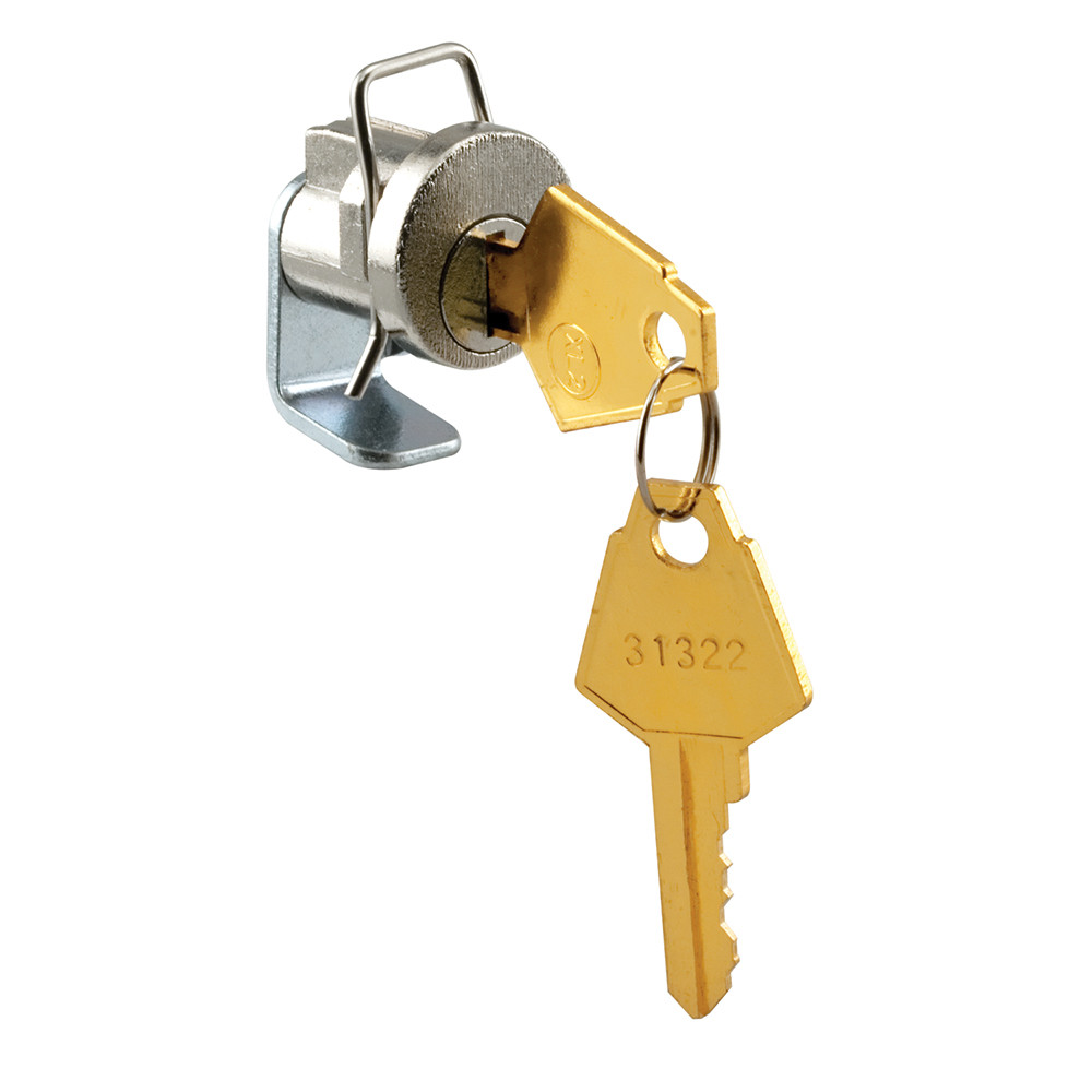Mailbox Lock – Replacement, Multipurpose Mailbox Lock for Several Brands – XL-7 Keyway, Opens Clockwise with 90º Rotation, Nickel Finish (1 Set)