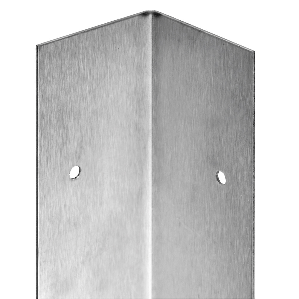 Stainless Steel Corner Shield with Fasteners, 2 x 48 in. (6 Pack)