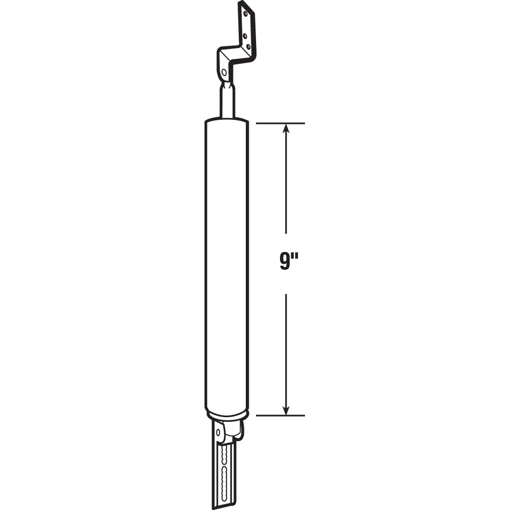 K 5104 |  Screen Door Pneumatic 
Closer, Black Finish, 9 inches Long, Pack of 1