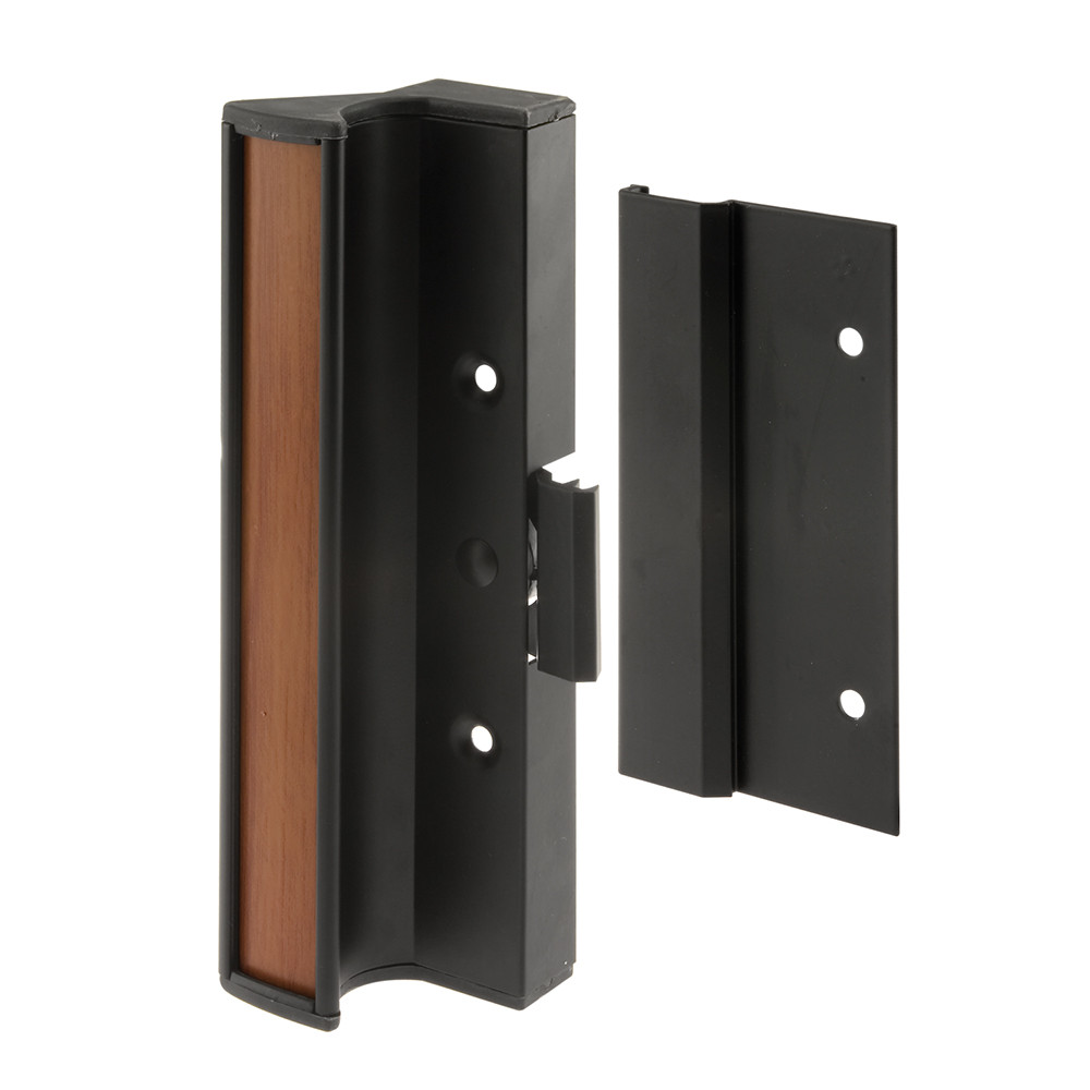 MP1073 |  Sliding Door Handle Set, Black Aluminum (1 Set)