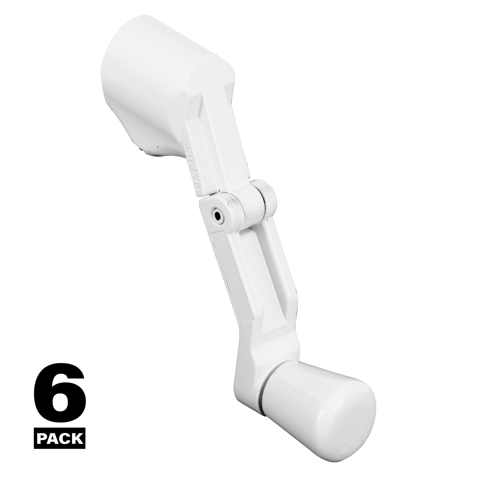 幸運のマンタパネル Operator Folding Crank Handle, 11/32 in., White Painted Finish (6