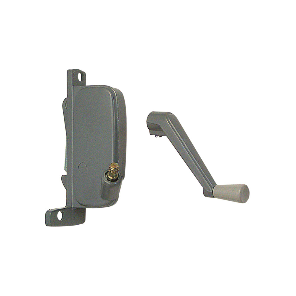 Miami Awning Operator, Gray, Right Hand, 2-3/16 in. Offset Link (Single Pack)