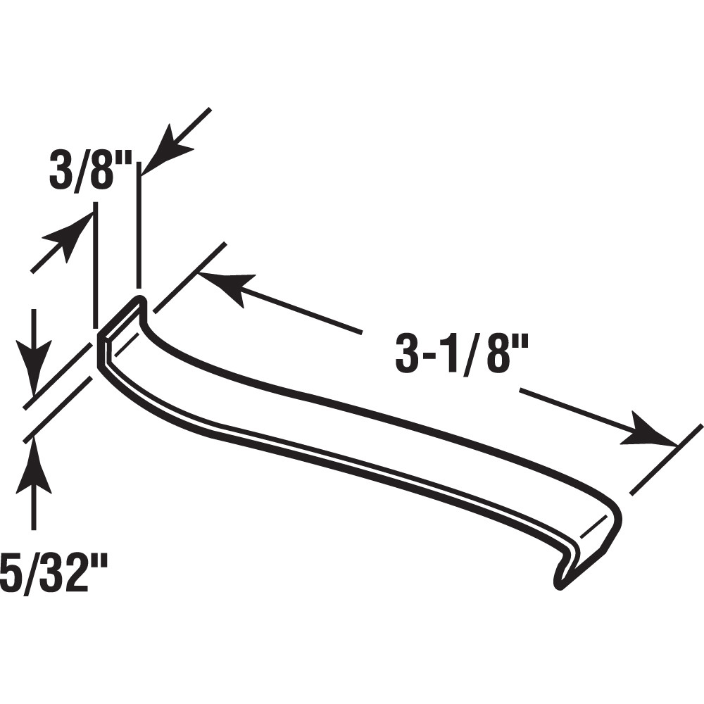 Stainless Steel Jalousie Window Security Clip (20 Pack)
