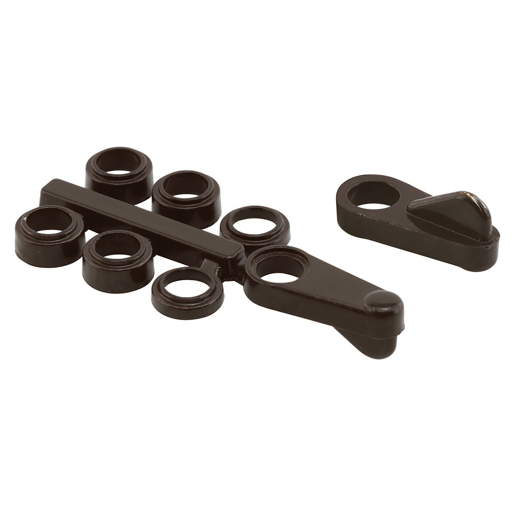 Universal Screen Clips, Fits Flush To 7/16 in., Diecast, Bronze Plated (4 Pack)