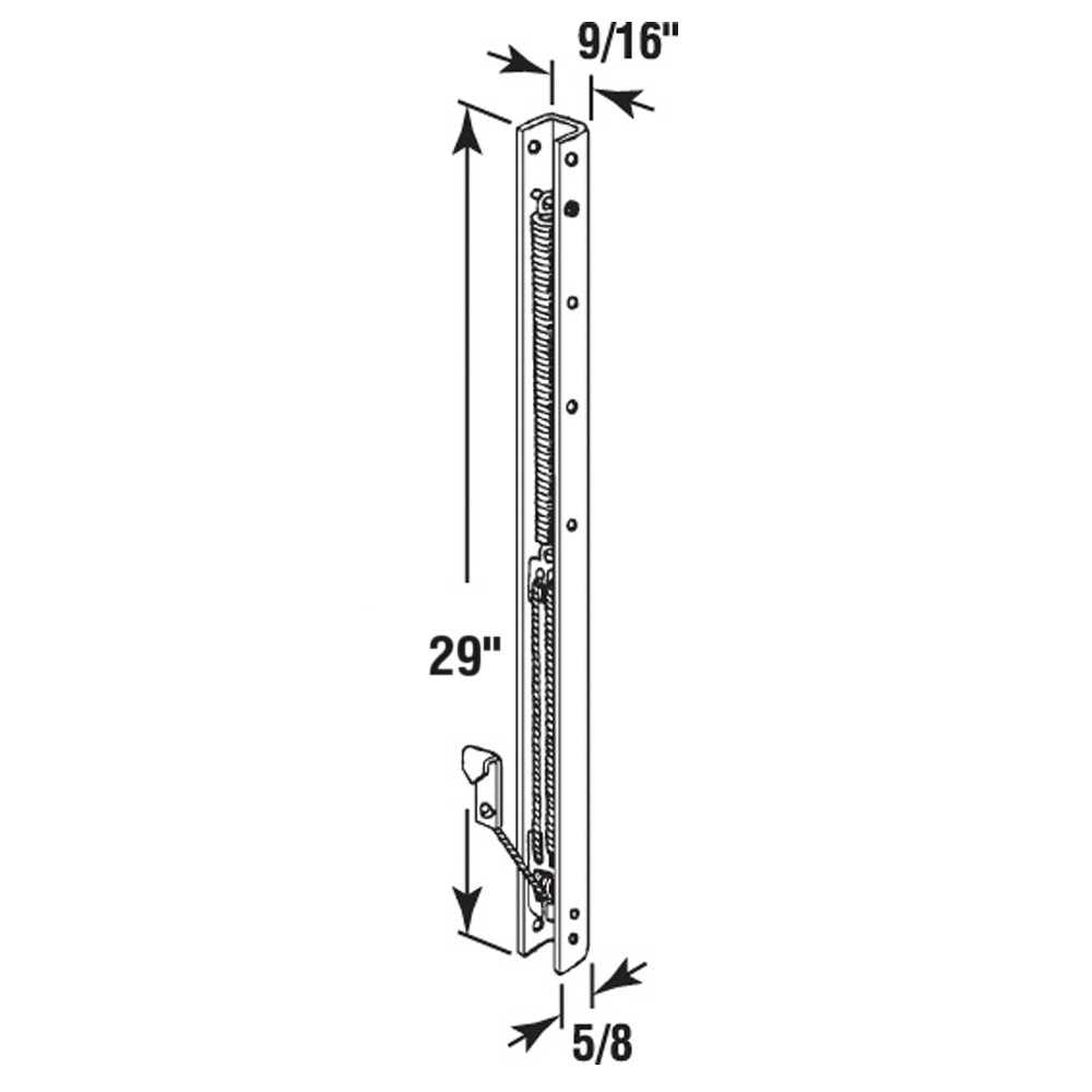 Window Block & Tackle Sash Balance, 16-23 lbs., 29 inches long, 1 per pkg.