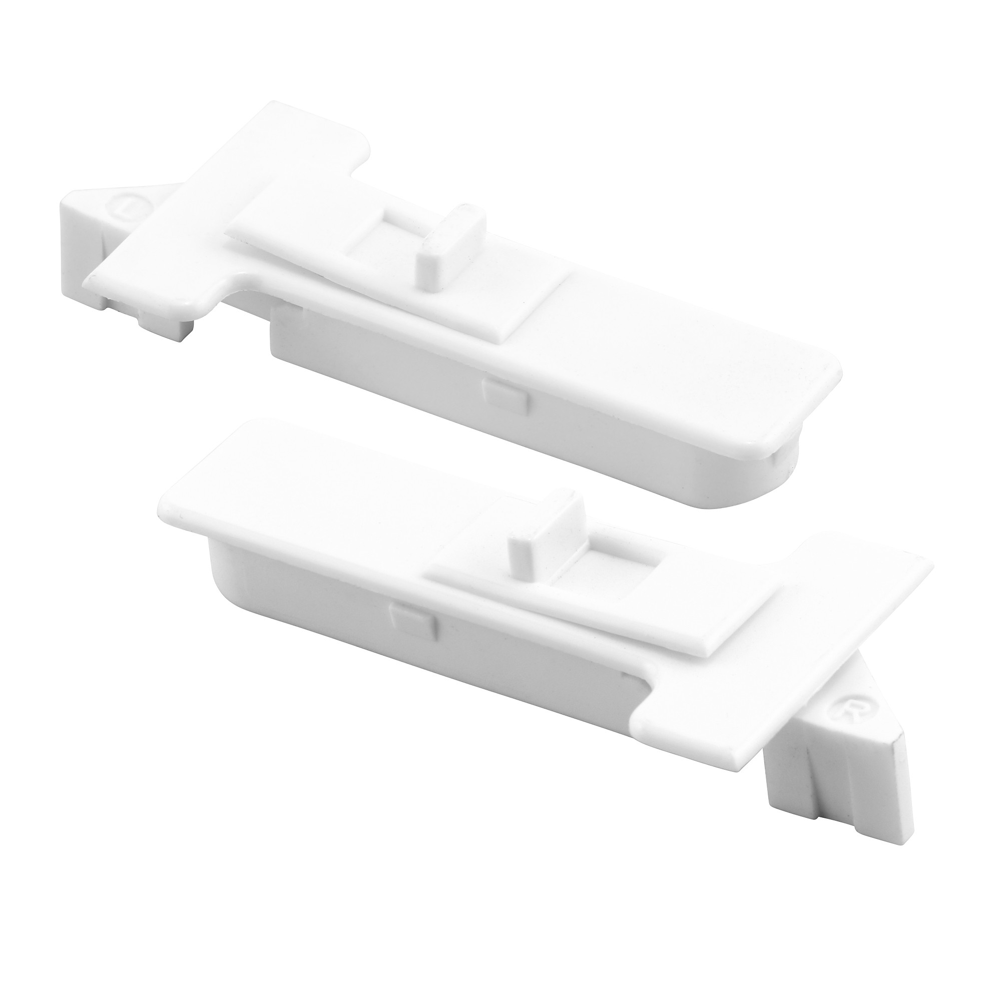 Window Tilt Latch, Injected Molded Plastic, Fits Silverline Windows, White Color, Left and Right Hand Latches, Fasteners Not Required (1 Pair)