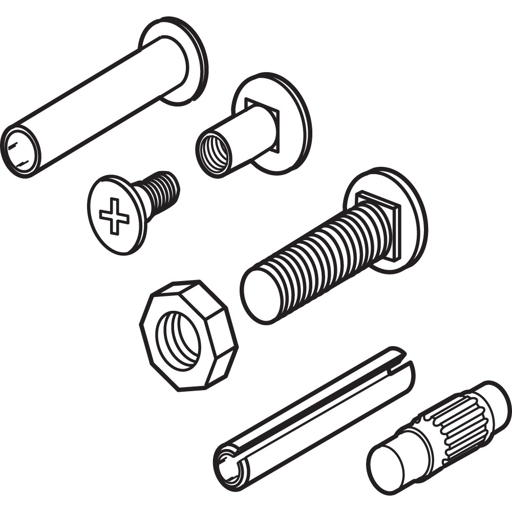 Sliding Door Roller Axle Repair Kit (Single Pack)