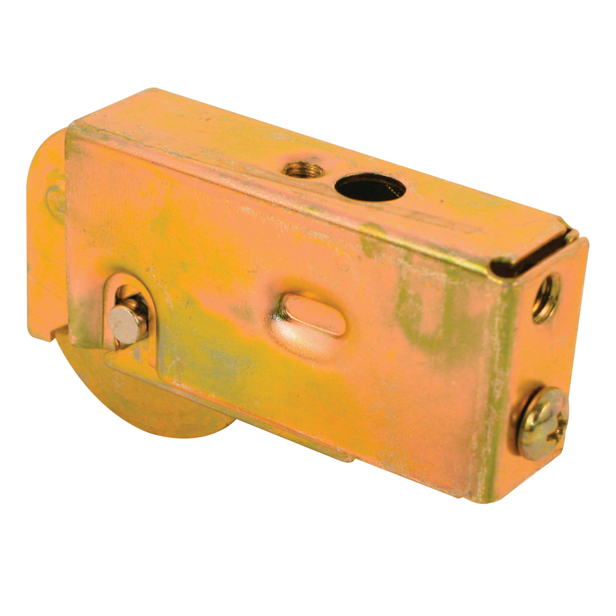Single 1-1/2 inch Steel 
Roller Assembly, Ball Bearing, Plain Back Housing, 1 Pack