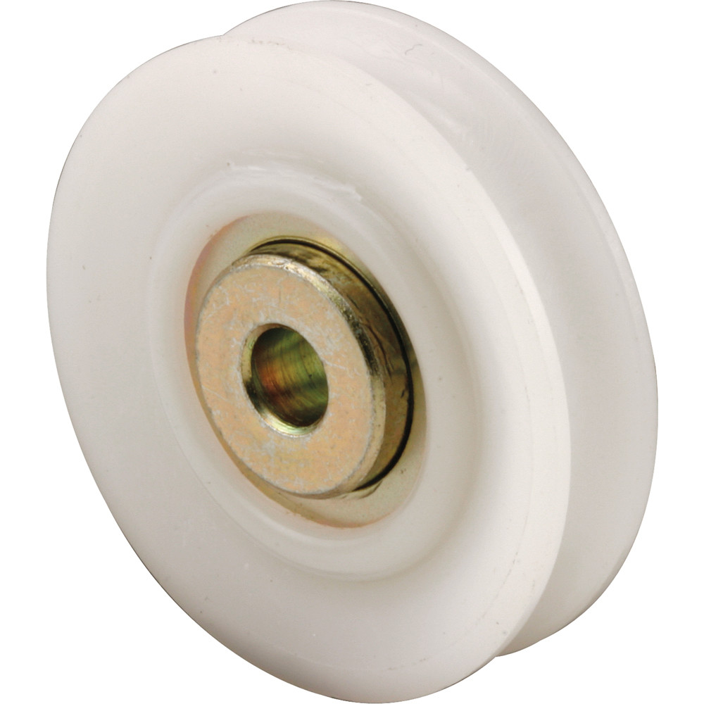 Nylon Roller, Steel Ball Bearings, 1-11/16 in. Diameter, 7/16 in. Wide (2 Pack)