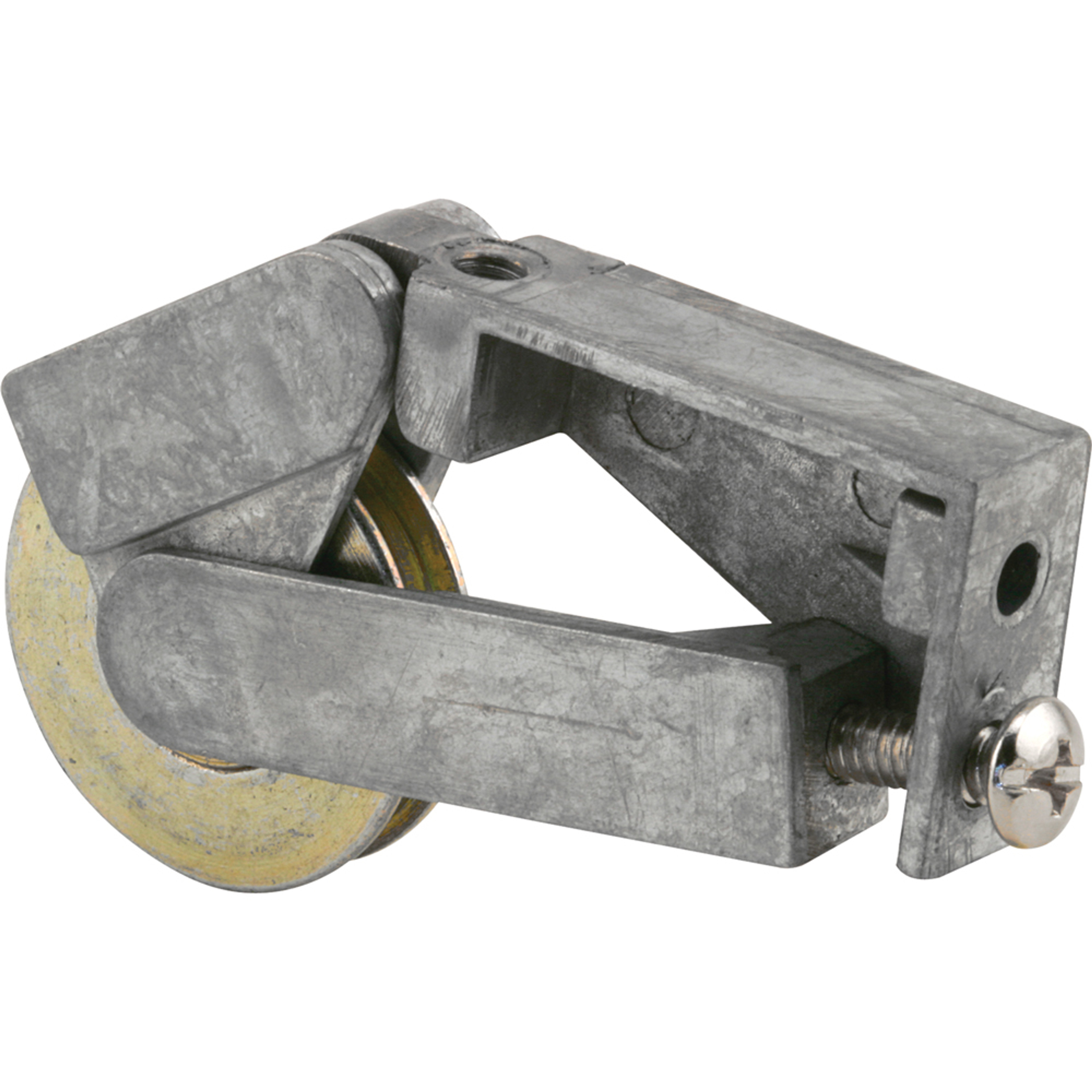 Single 1-1/4 in. Nylon Roller Assembly, Track Cleaner, Unique Back Housing (Single Pack)