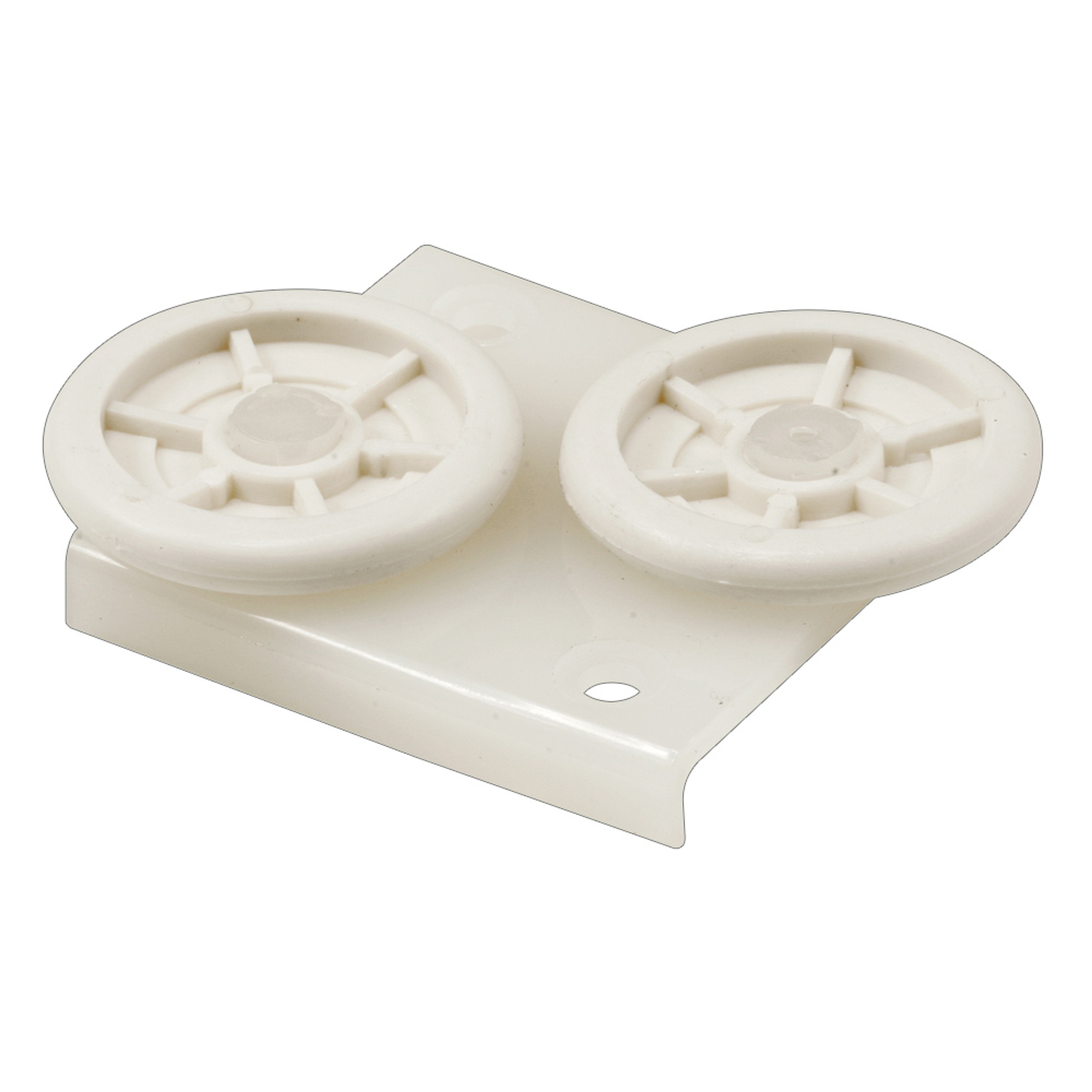 Horizontal Patio Door Dual Roller Guide, 1-5/16 in. Rollers (Single Pack)