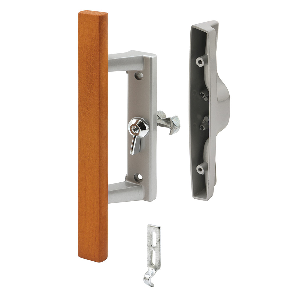 Patio Door Internal Style door Handle, Gray, For 1-3/4 in. Thick Doors (Single Pack)