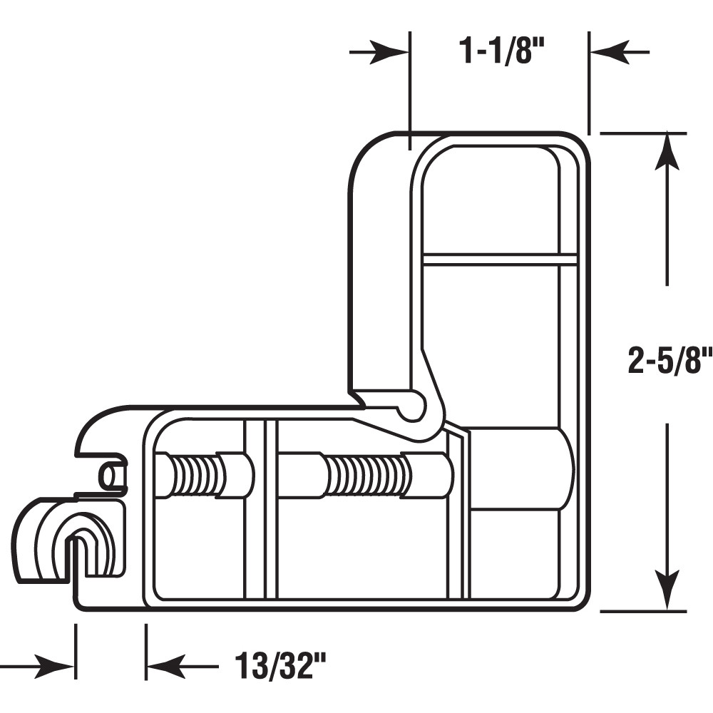 Diecast Screen Door Corner (2 Pack)