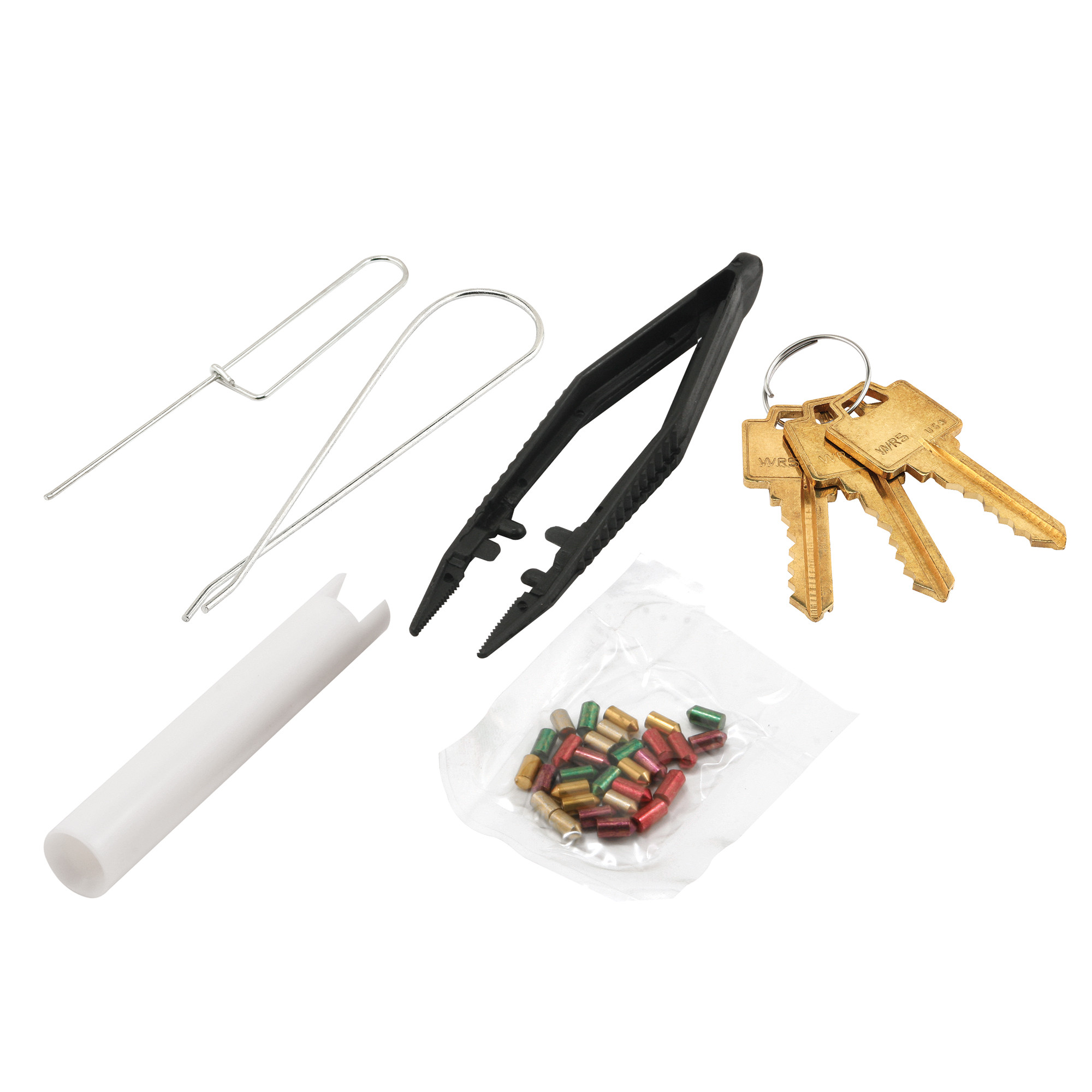 Weiser Re-Key A Lock Kit, 5-Pin Tumbler Sets w/Keys, Tools - Prime