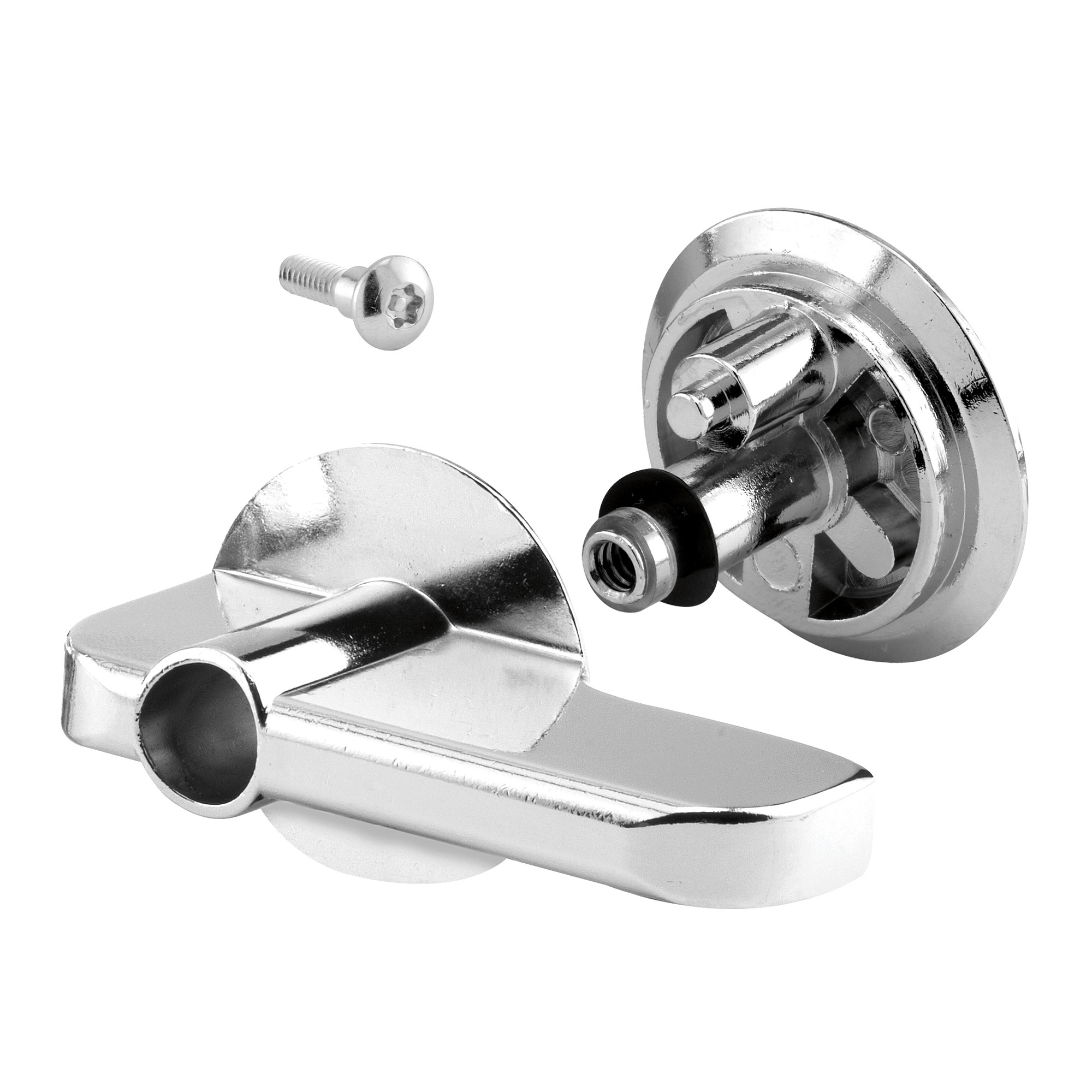 【sachi】 Concealed ADA Latch Lever Set, Cast Zamak, Chrome Plated, Security