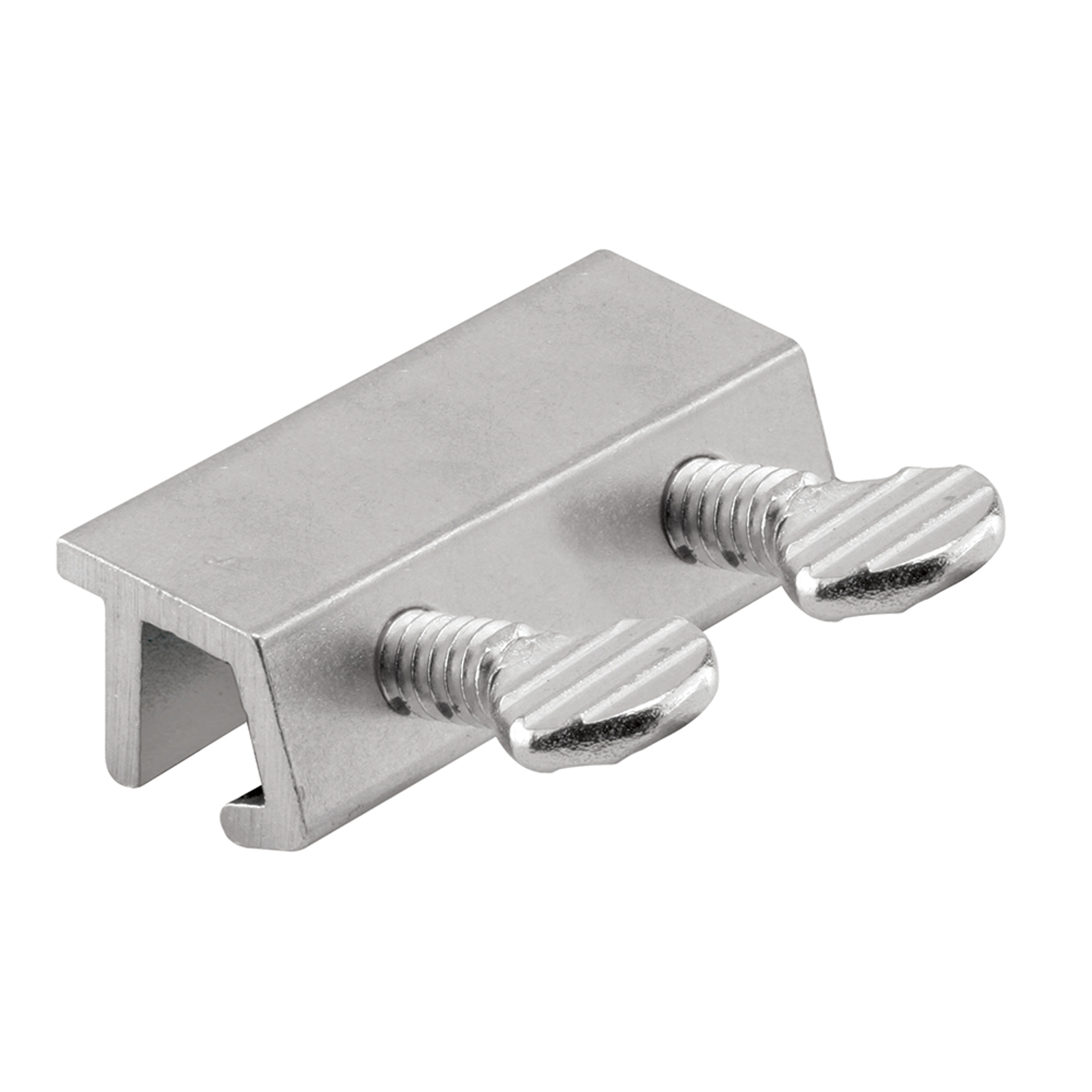 Sliding Door Lock, Double Screws, Aluminum