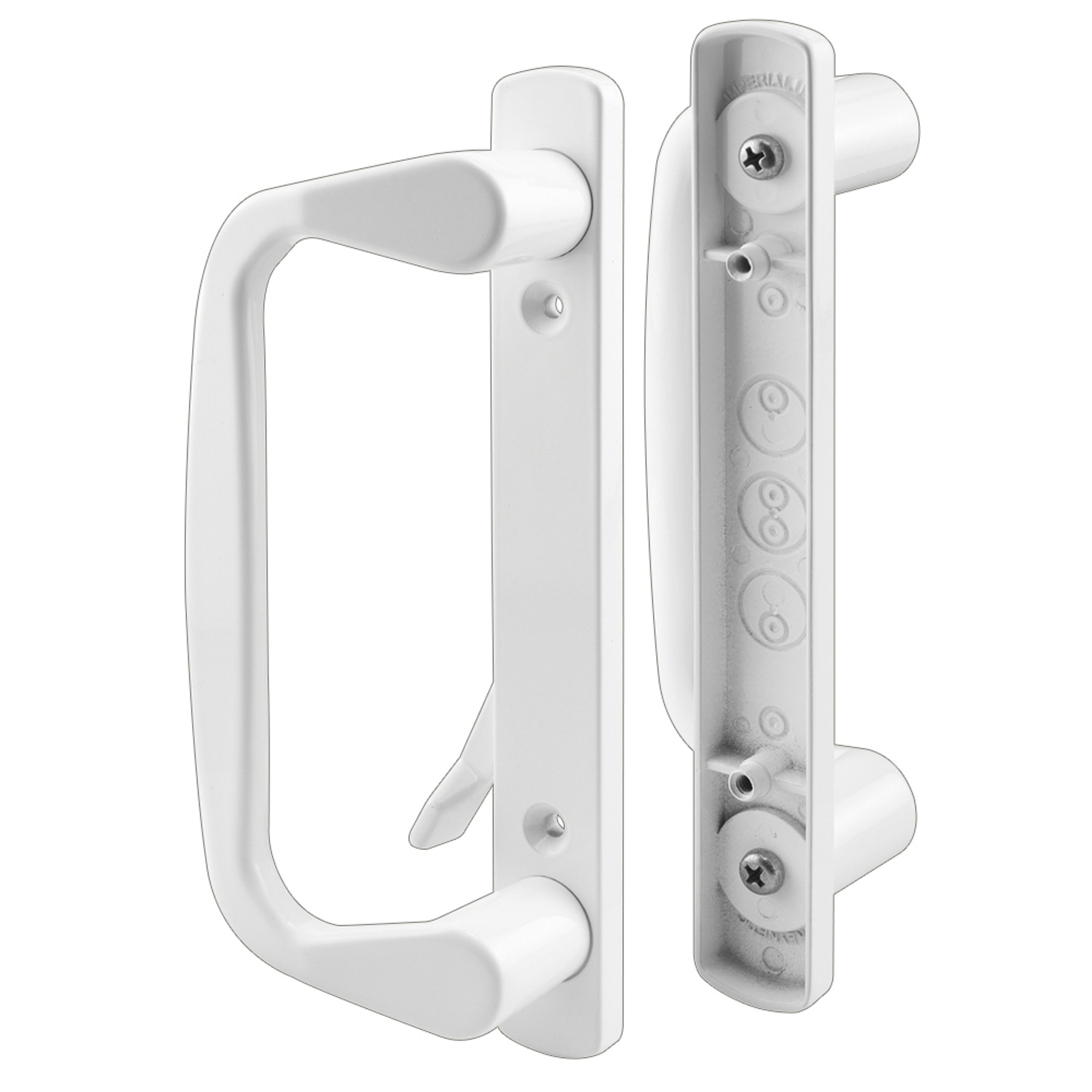 Diecast, White, Patio Door Handle (Single Pack)