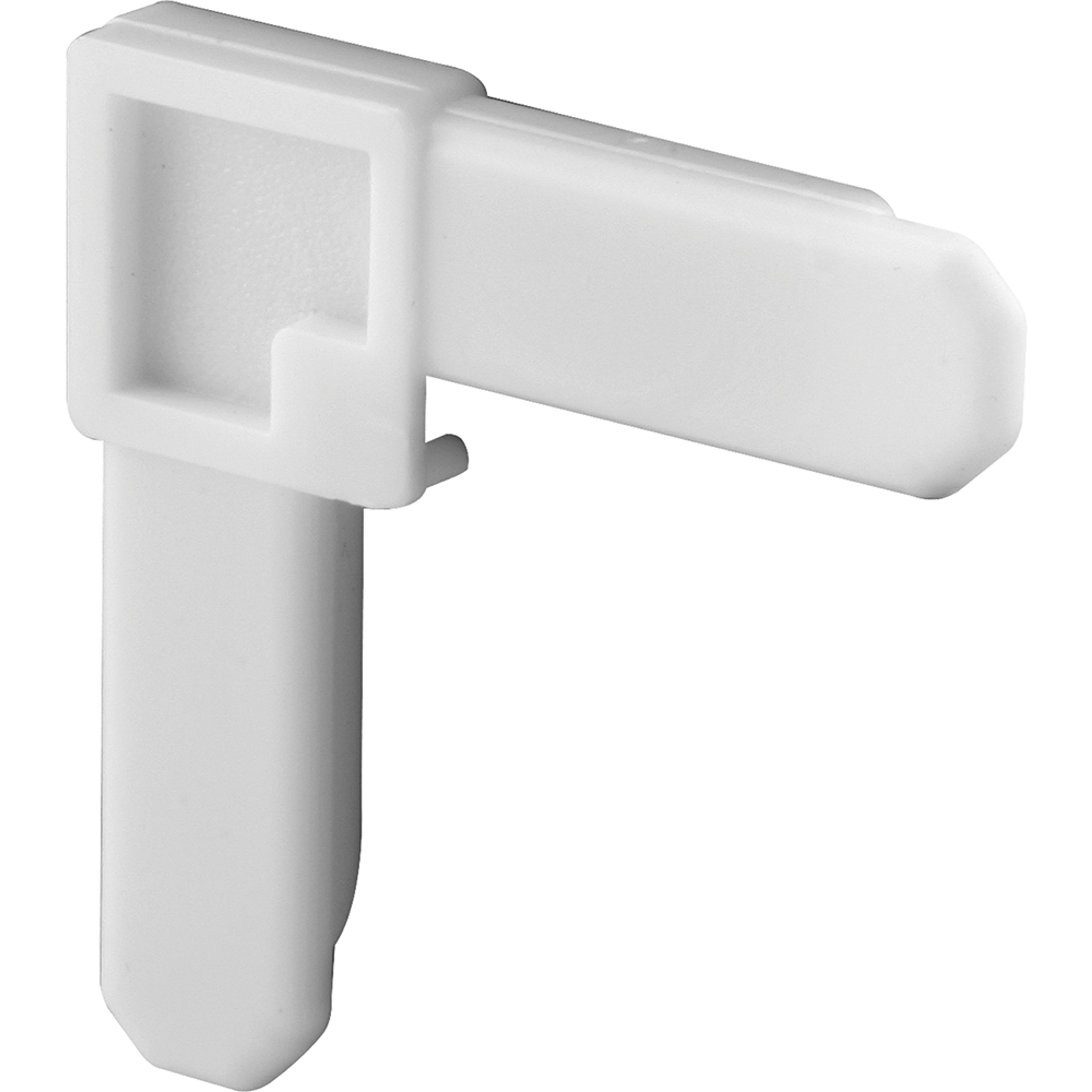 Screen Frame Corner, 1/4 in. x 3/4 in., White Plastic (50 Pack)