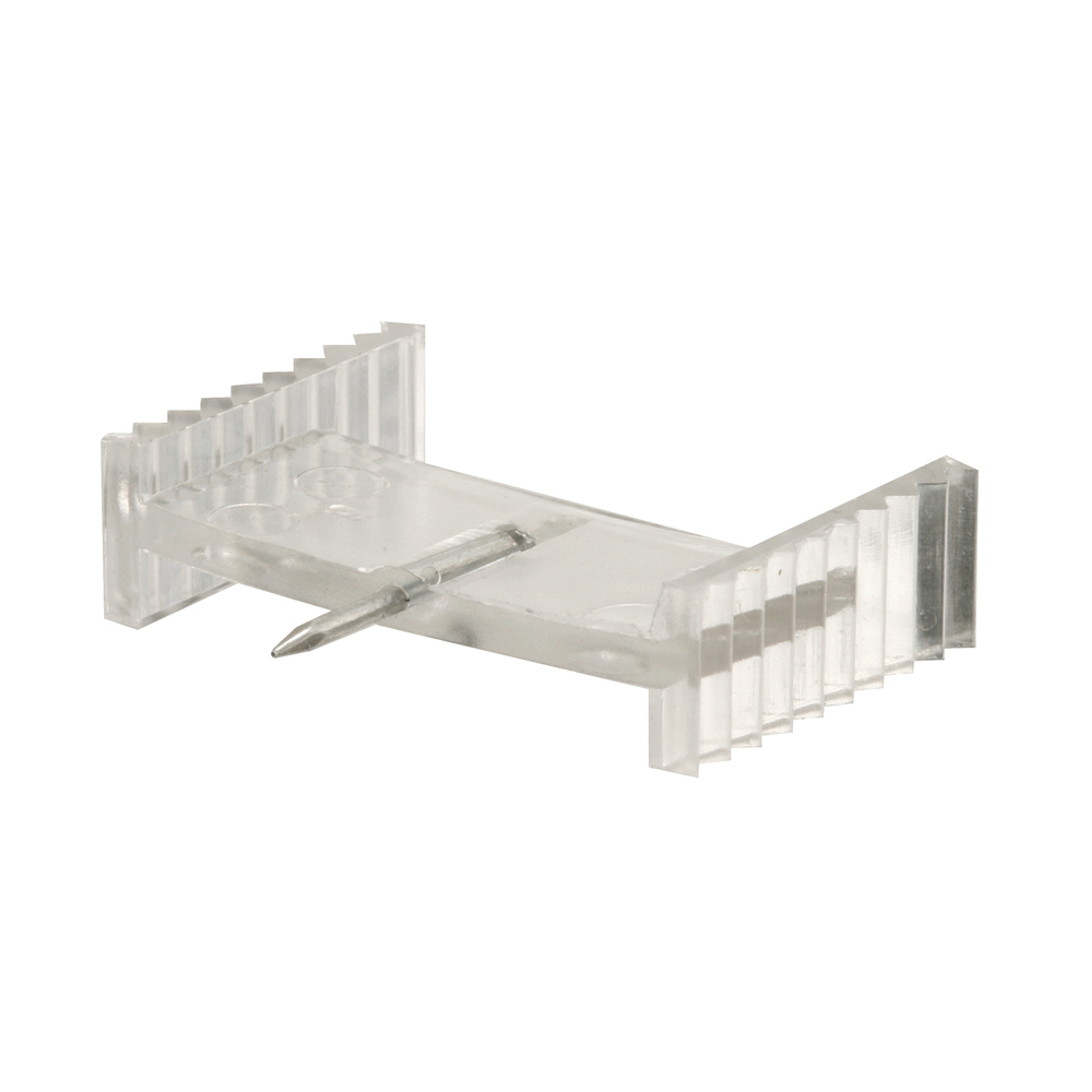 Clear Plastic Window Grid Retainer Clips (6 Pack)