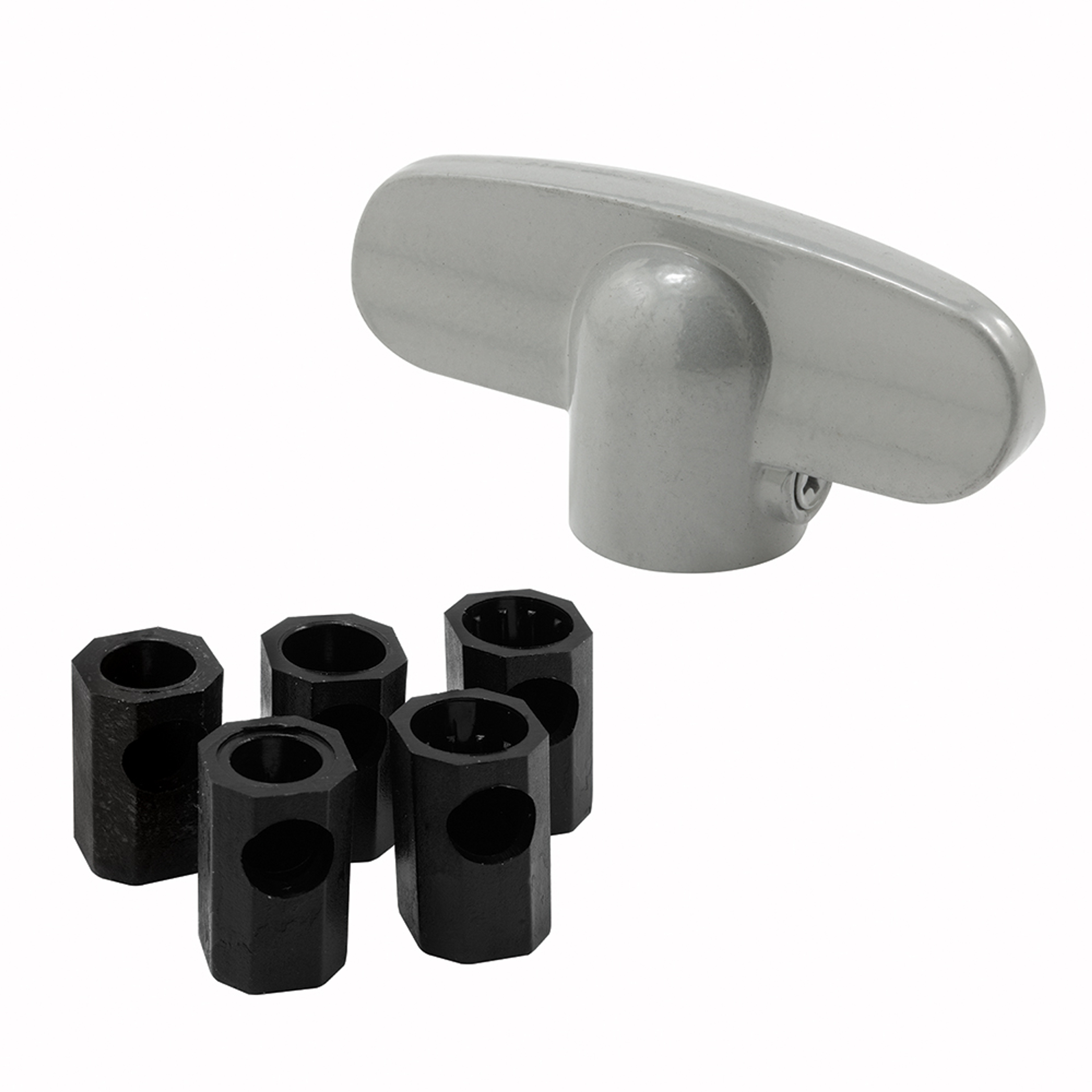 Universal, Aluminum Tee-Crank Casement Window Handle (2 Pack)