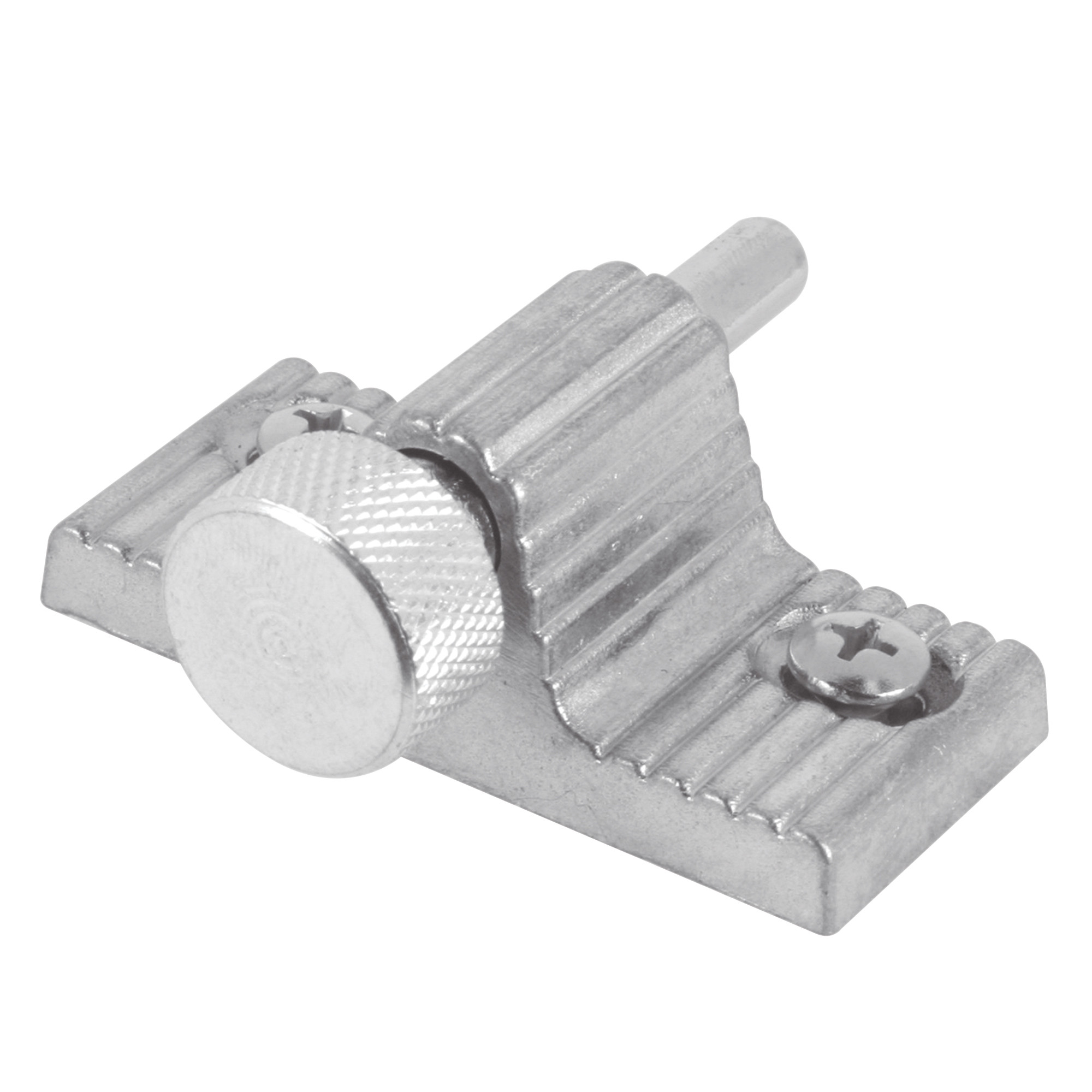 Twist-In Patio Door Lock, 1-9/16 in., Cast Zamak Construction with