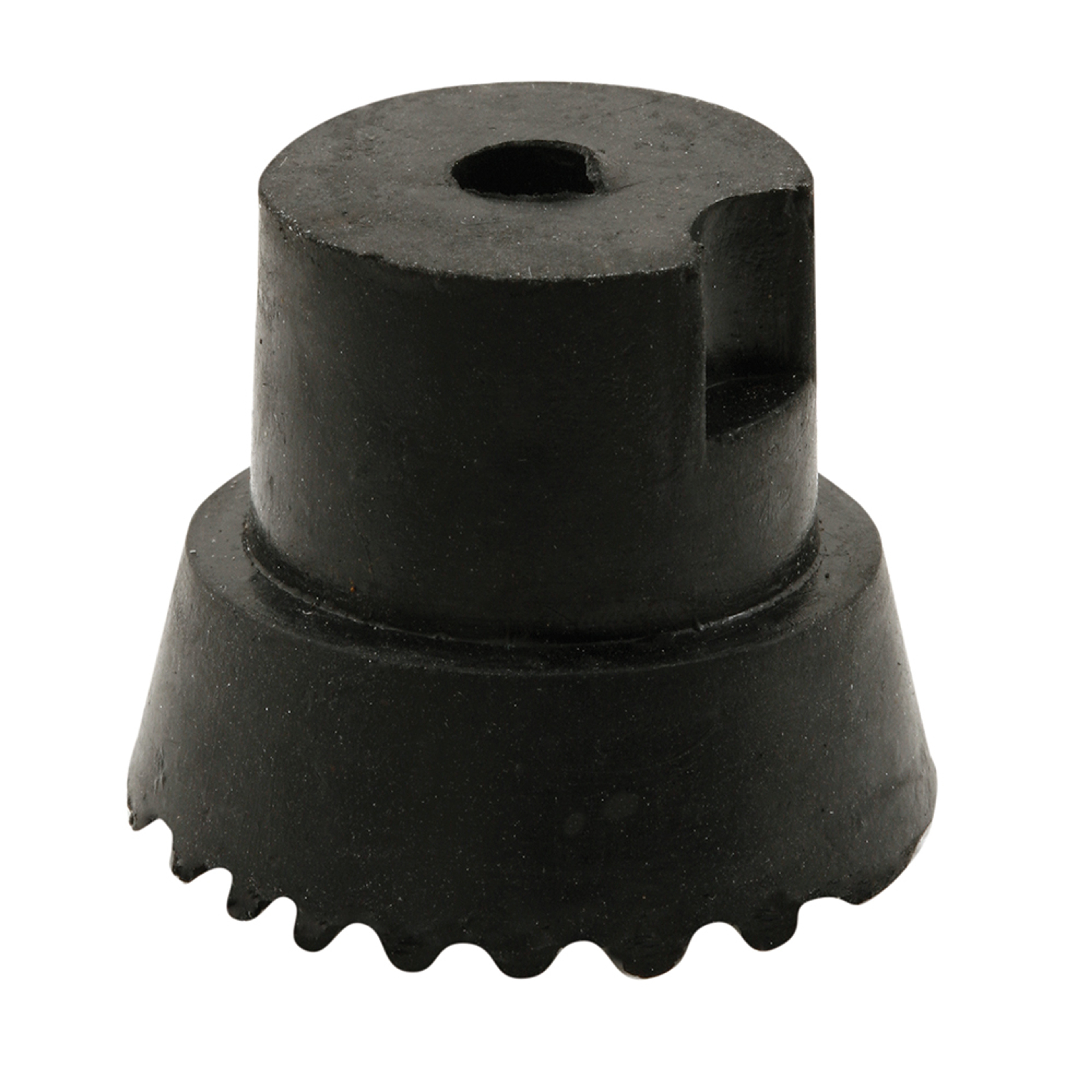 Door Holder Tip, 1 in. x 3/4 in., Rubber, Black, Includes Fasteners (10 Pack)