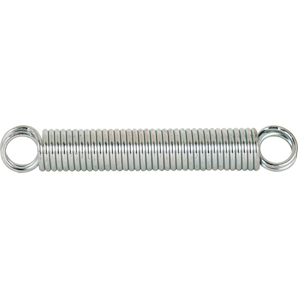 オニールのスプリングです！ Extension Spring, Spring Steel Construction, Nickel-Plated Finish