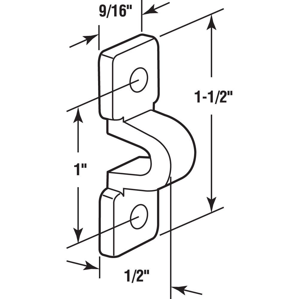Loop Clip, Fits Wire Shelves, Plastic Construction, White (12 Pack)