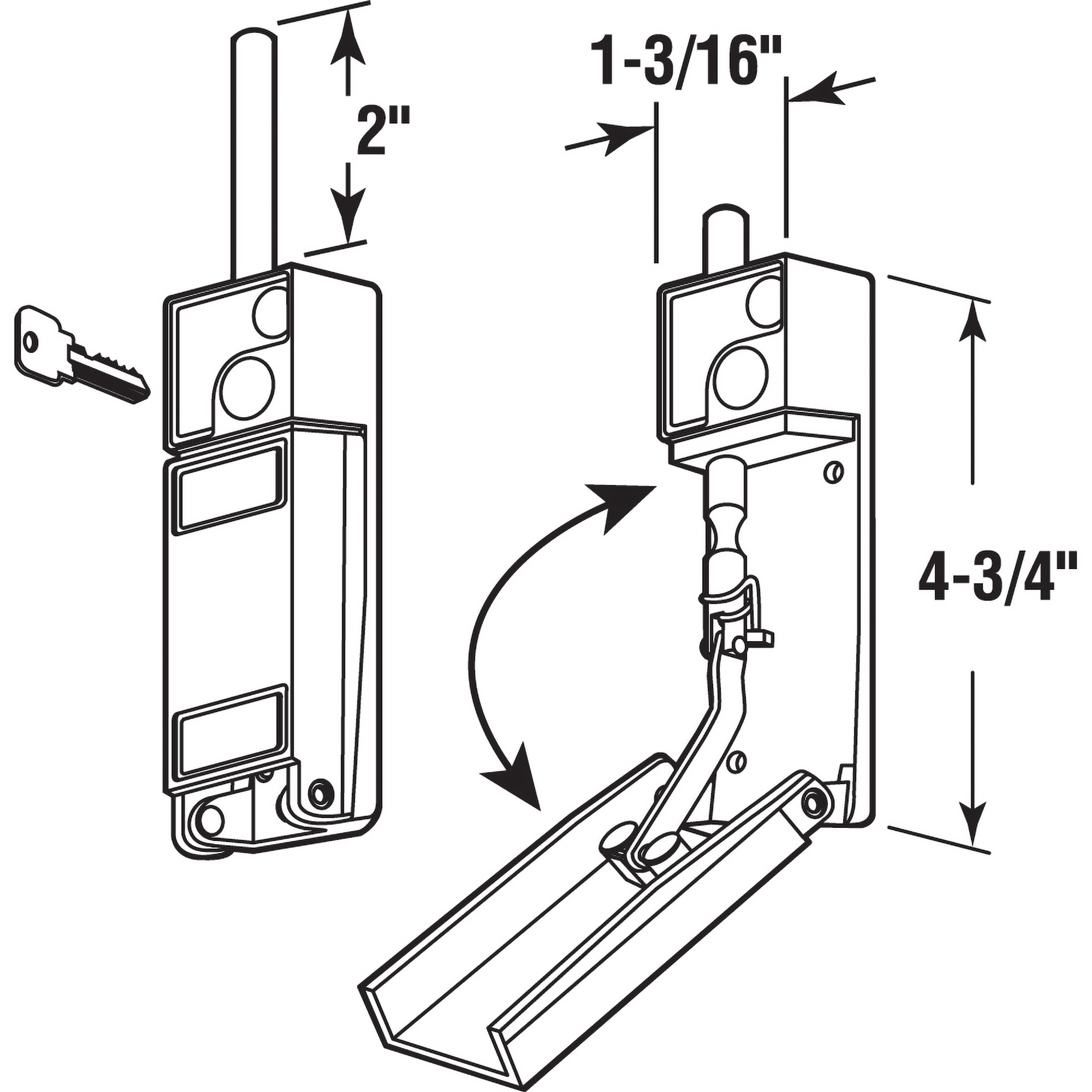 Die cast housing line art