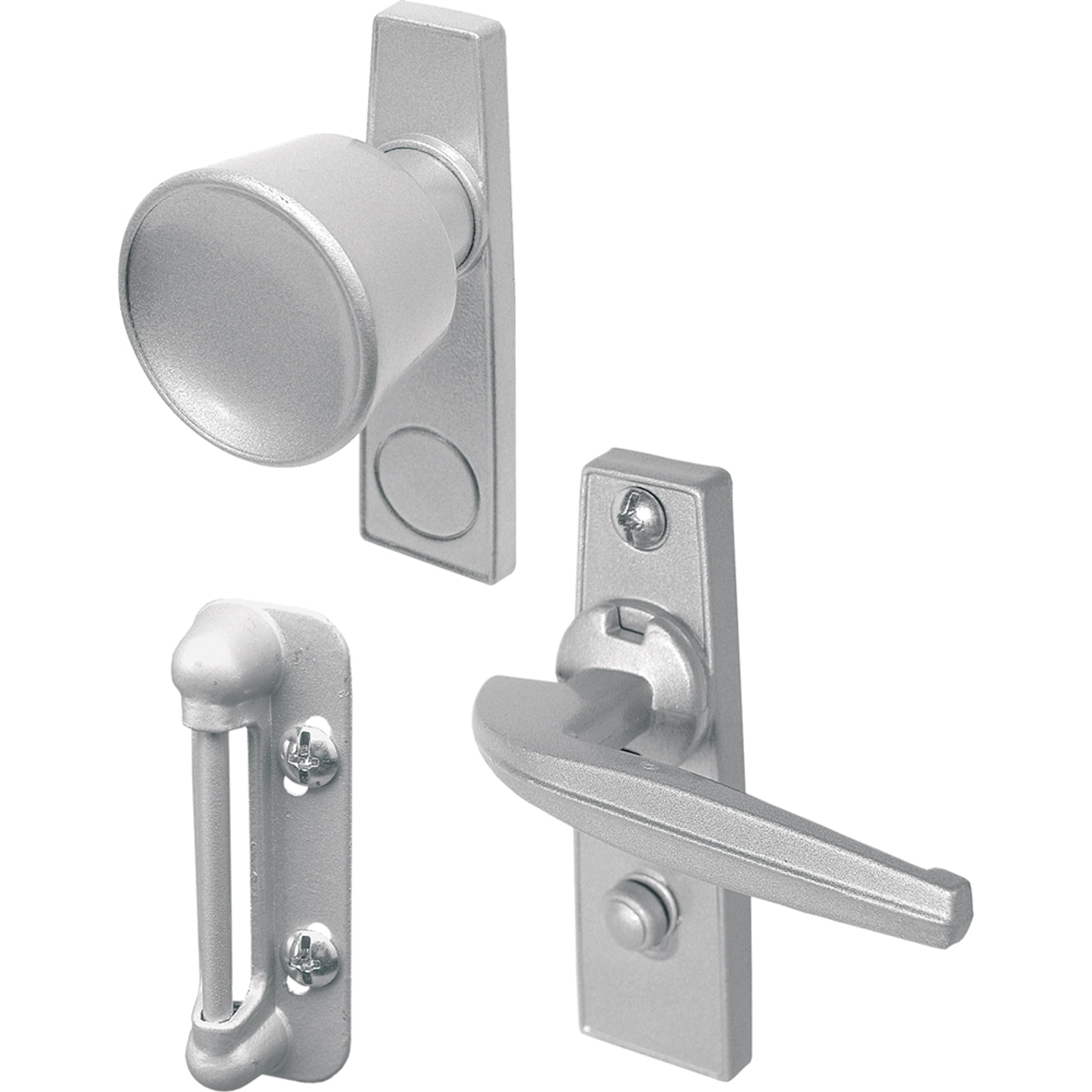 Tulip Knob Latch, 1-3/4 inch 
Mounting Holes, Aluminum, Pack of 1