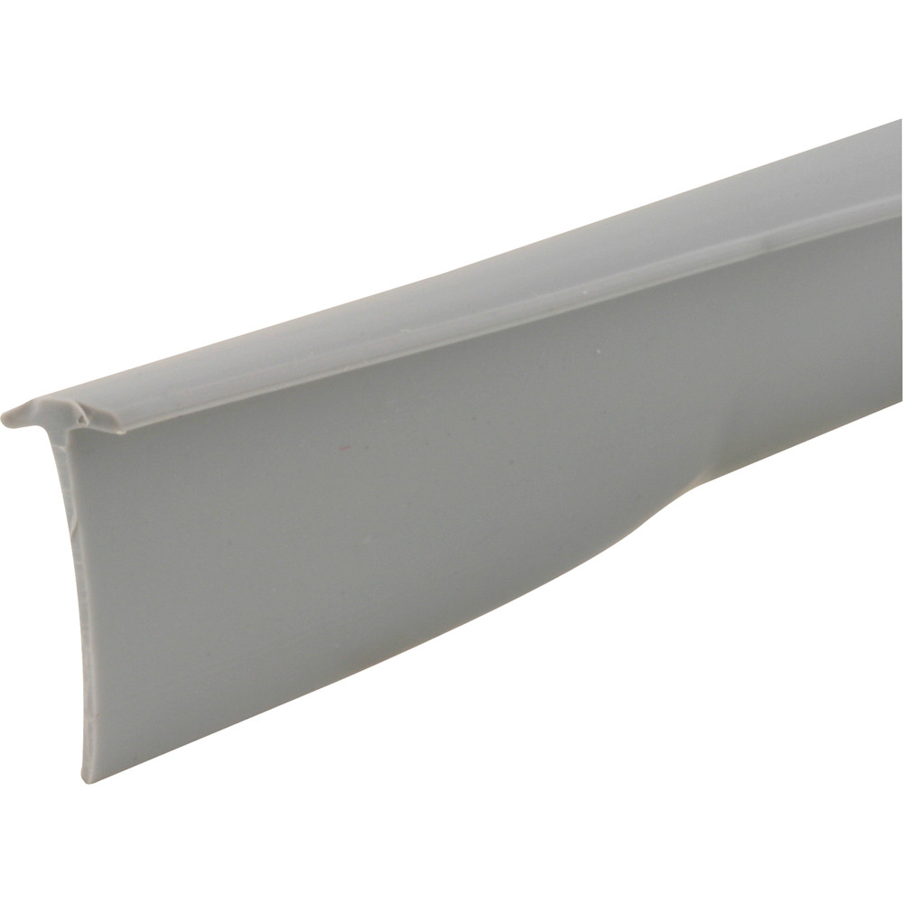 9/16 in. x 37 in. Gray Vinyl Storm Door Bottom Sweep (Single Pack