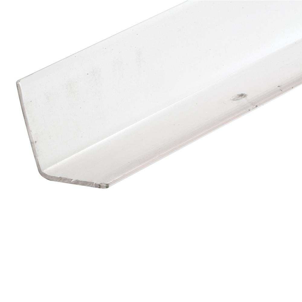 Corner Shield Perforated, 1-1/8 in. x 48 in, Vinyl Construction, Clear, Fasteners Included (5 Pack)