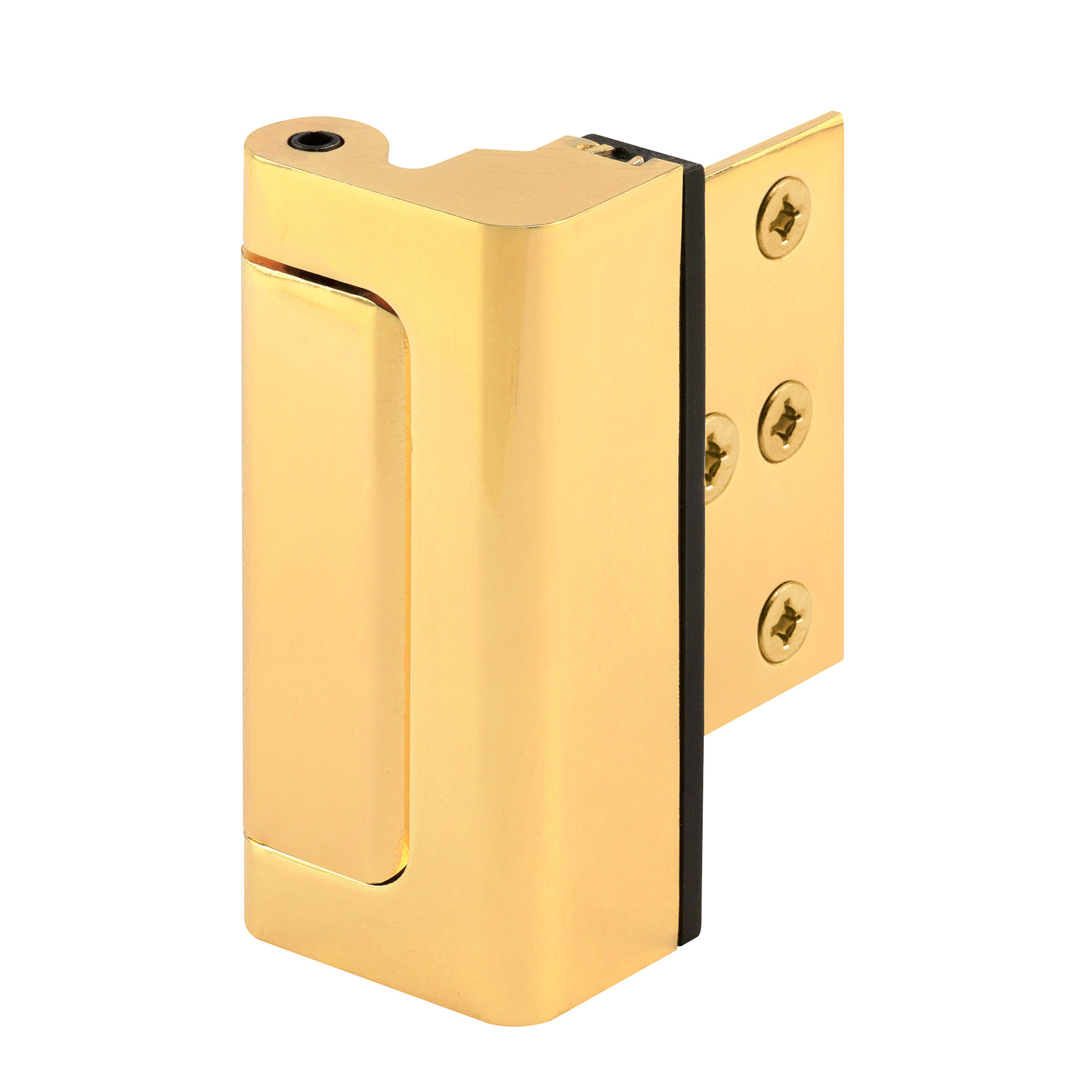 High Security Door Lock, Aluminum Construction, Polished Brass