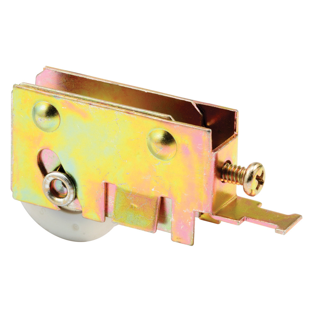 Steel Mirror Sliding Door Roller Assembly with 1-1/4 inch Nylon