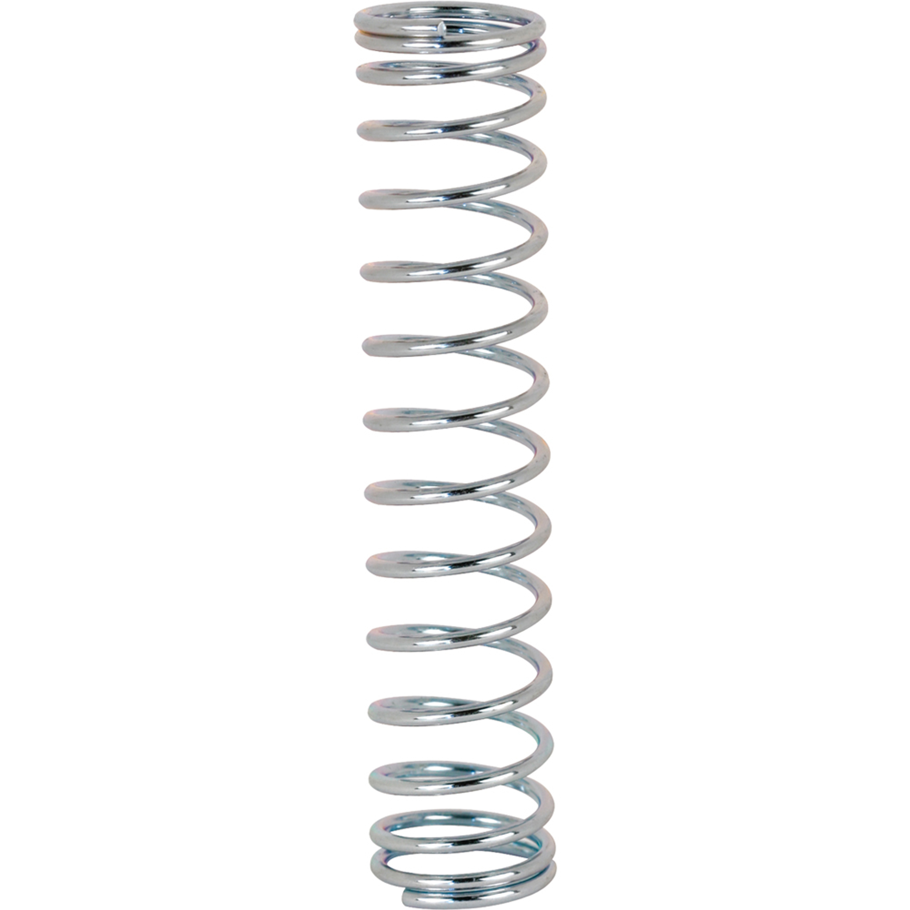 Compression Spring, Spring Steel Construction, Nickel-Plated