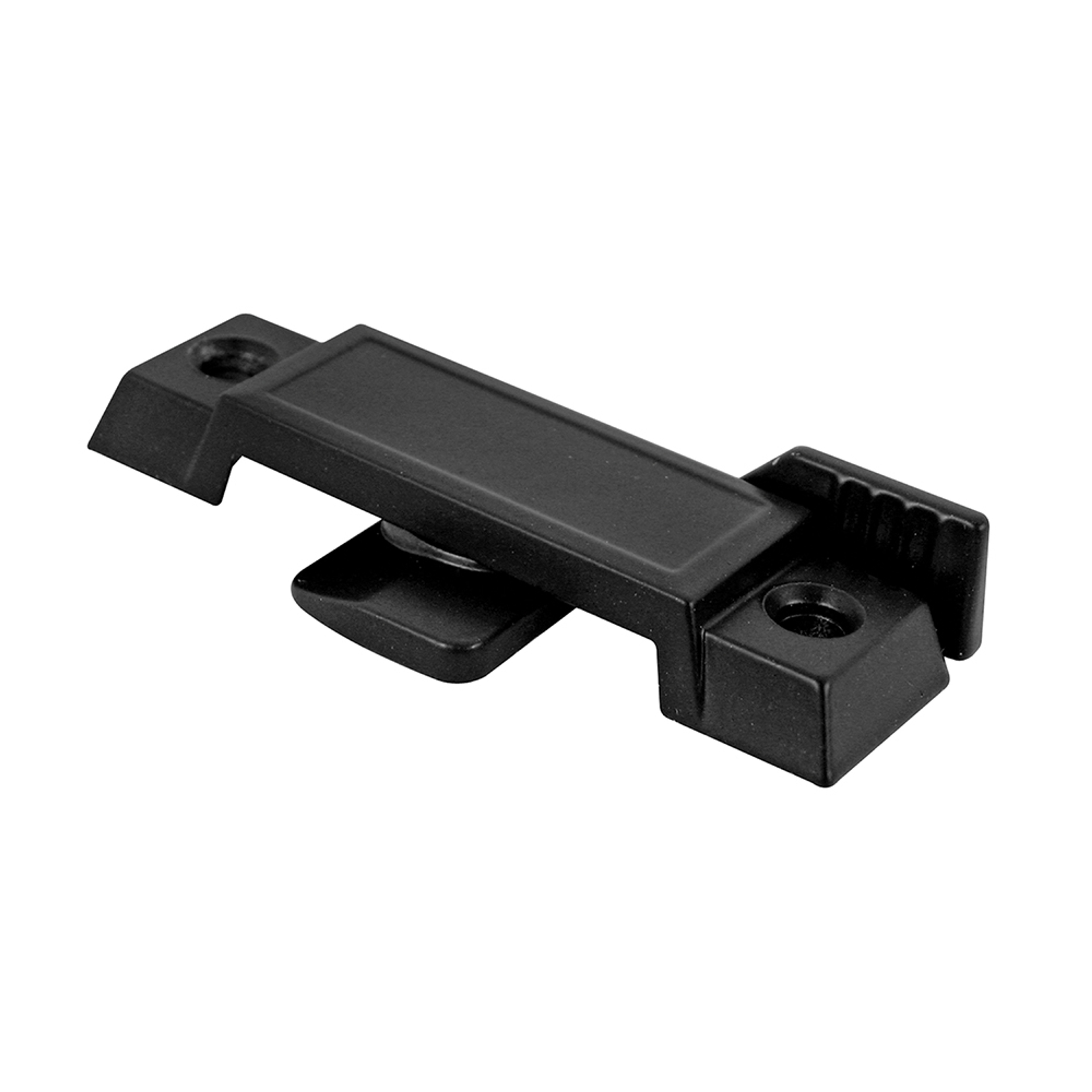 Sash Lock for Vertical and Horizontal Sliding Windows – Replace Broken Sash Locks for Additional Home Security, 2-1/4” Mounting Hole Centers, Black Diecast (Single Pack)