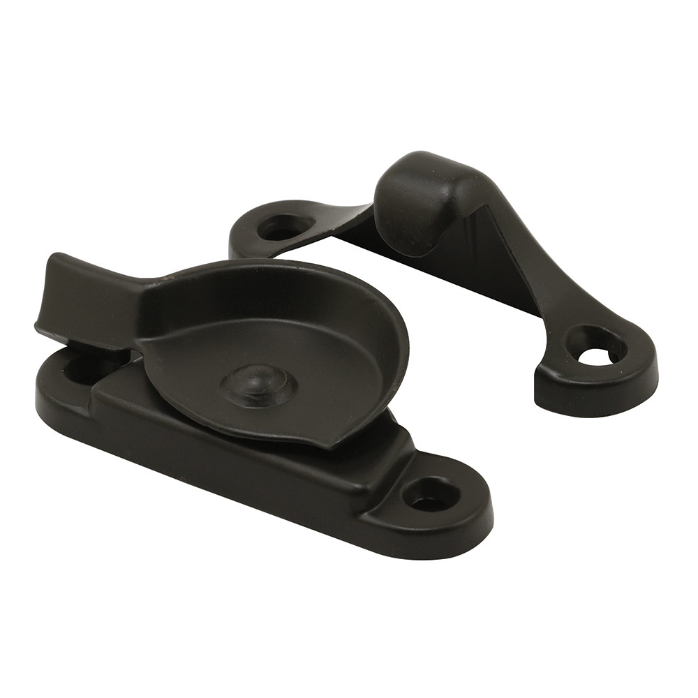 Diecast Cam Action Window Sash Lock with Alignment Lugs, Mounting Holes 1-3/4 In. on Center, Bronze (Single Pack)