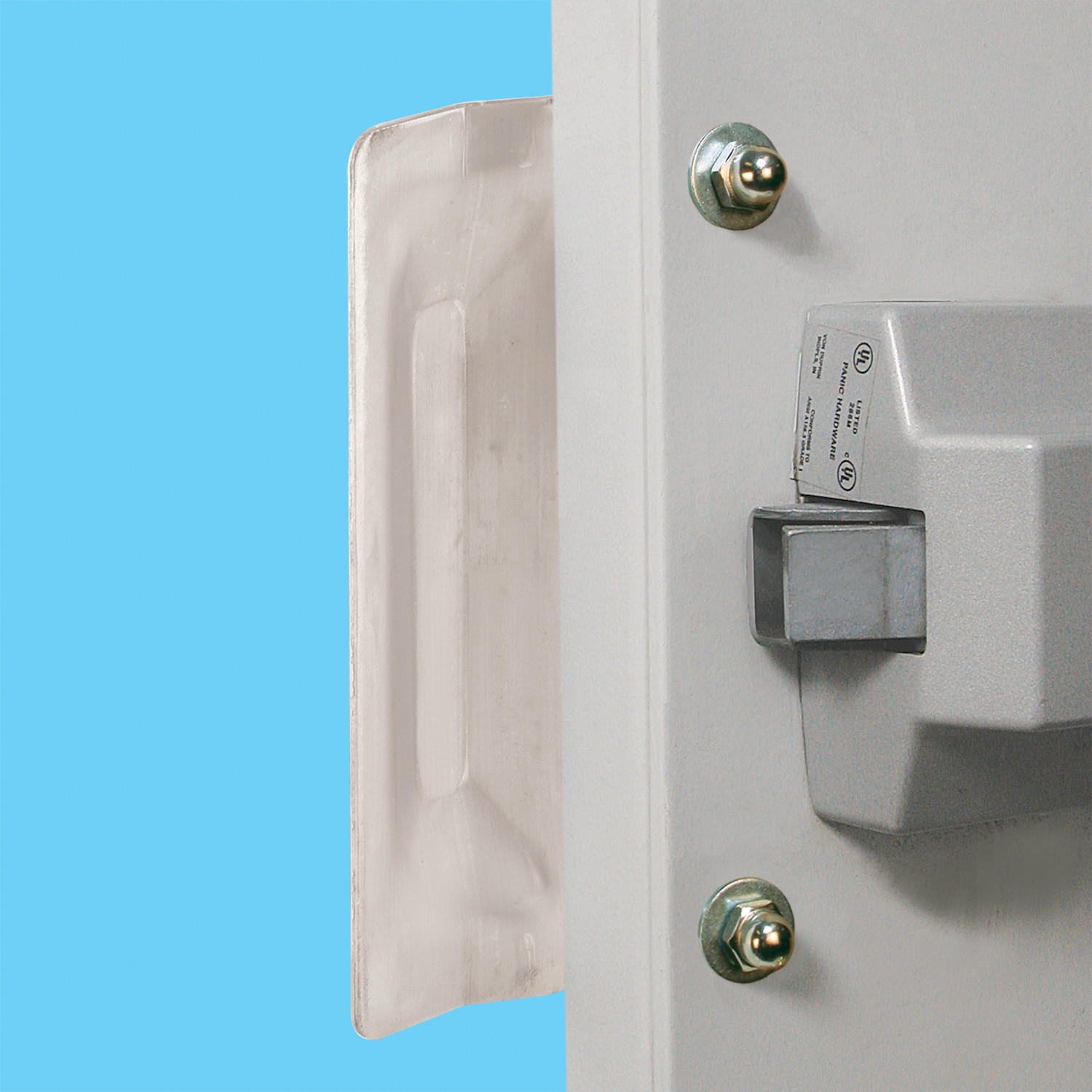 Maximum Security Latch Strike, 1-1/4 In. x 7-7/8 In., Steel