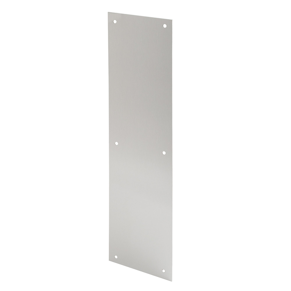 Prime-Line J 4581 Aluminum Door Push Plate, 4 Inch x 16 Inch