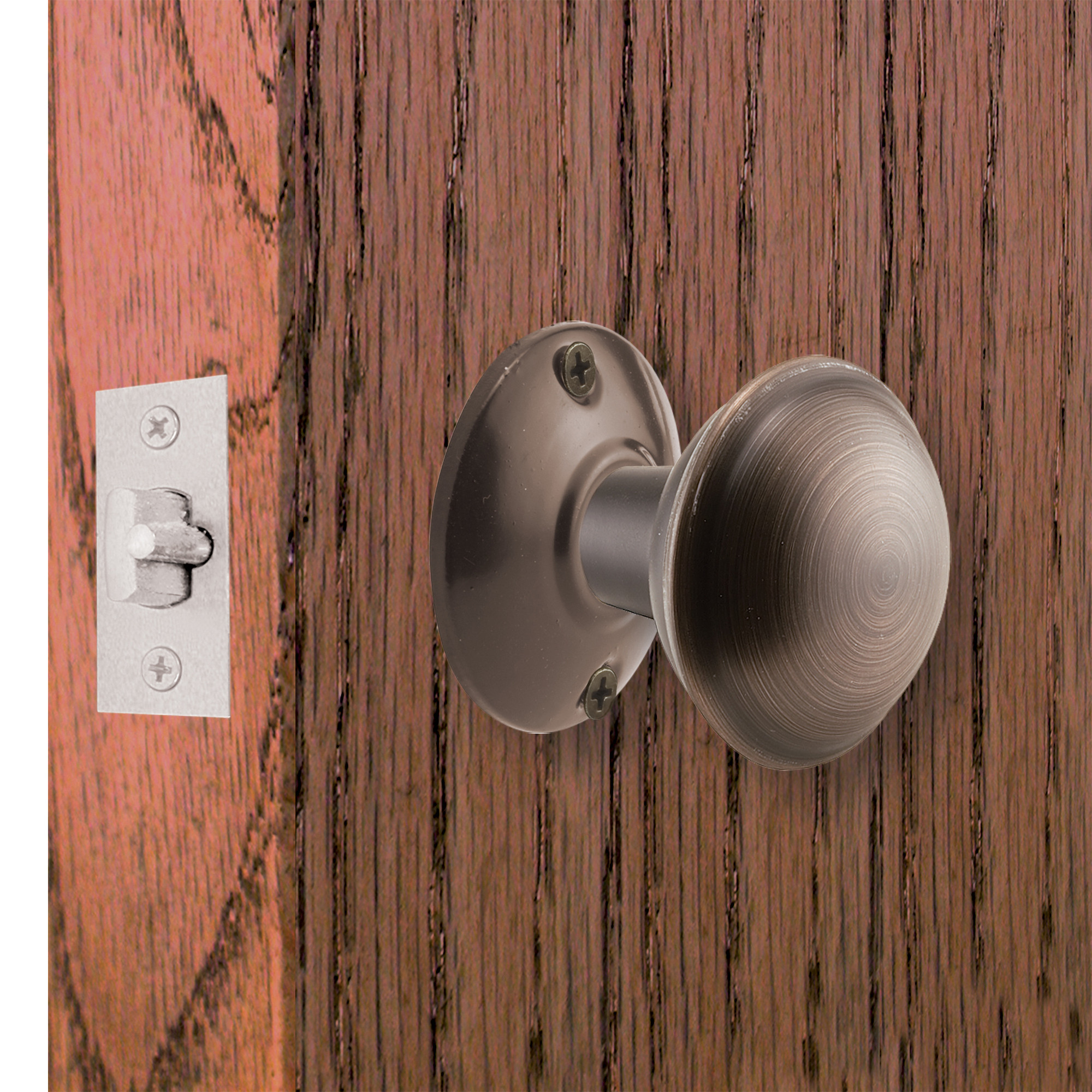 2-1/2 in. Classic Bronze Plated Rosettes (2 Pack) - Prime-Line Parts