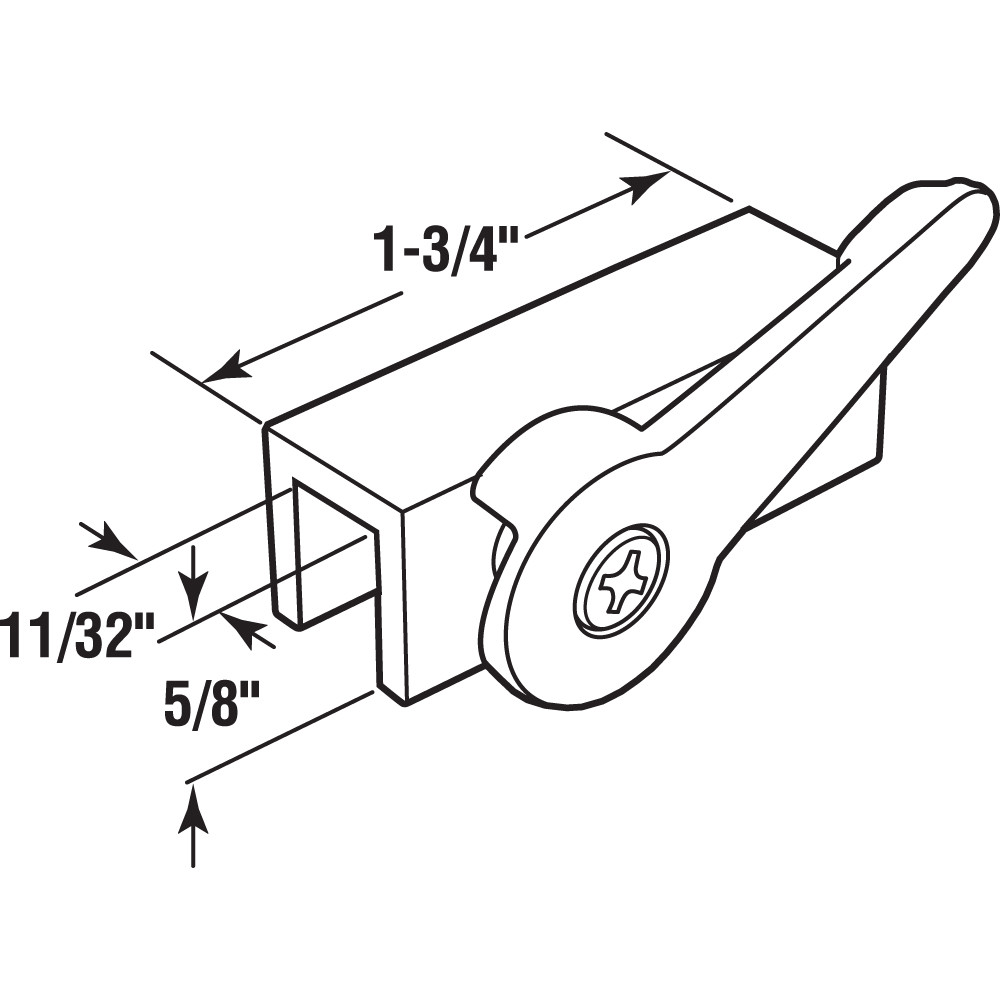 U 9825 |  Sliding Window Lock Cam Action