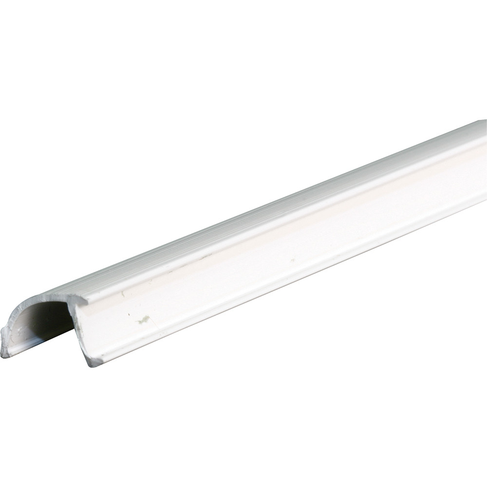 P 7861 | Glass Retainer, Rigid Vinyl Snap-in Glazing Bead, White