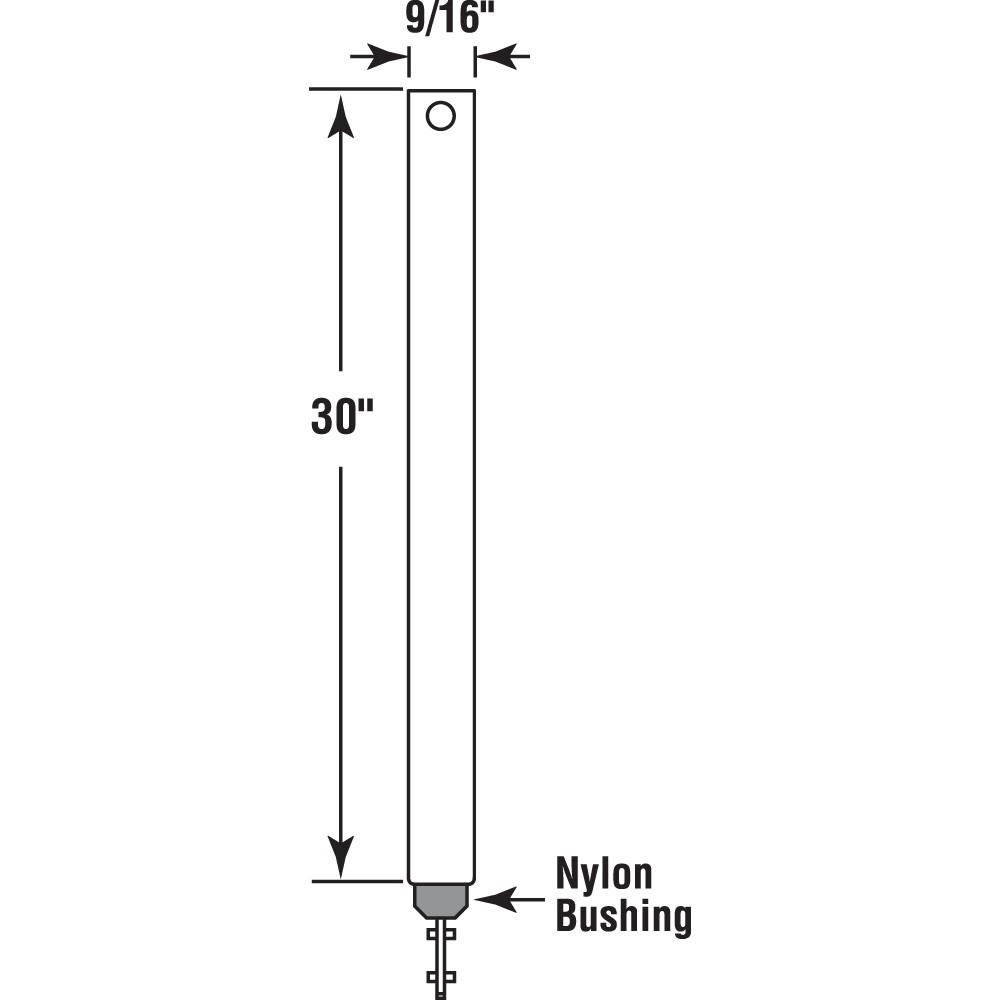FH 3020 |  Spiral Window Balance, Tilt Window, 3 inch long, 9/16 inch Diameter, 1 per pkg.