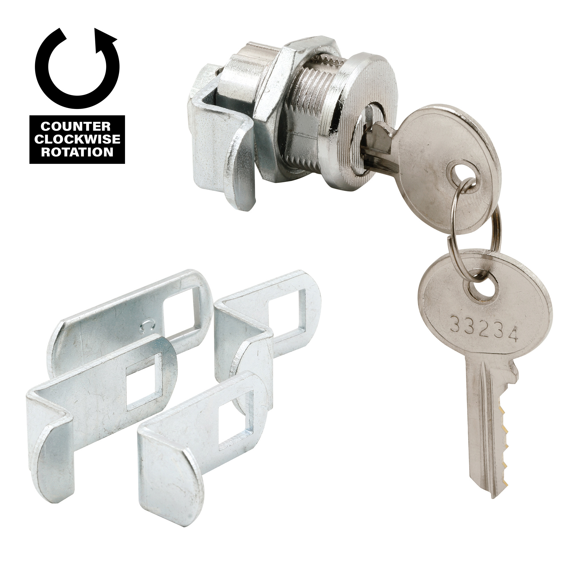 MP4945 | Mail Box Lock, 5-Cam, 5-Pin, 13/16 in. Threaded, Counter
