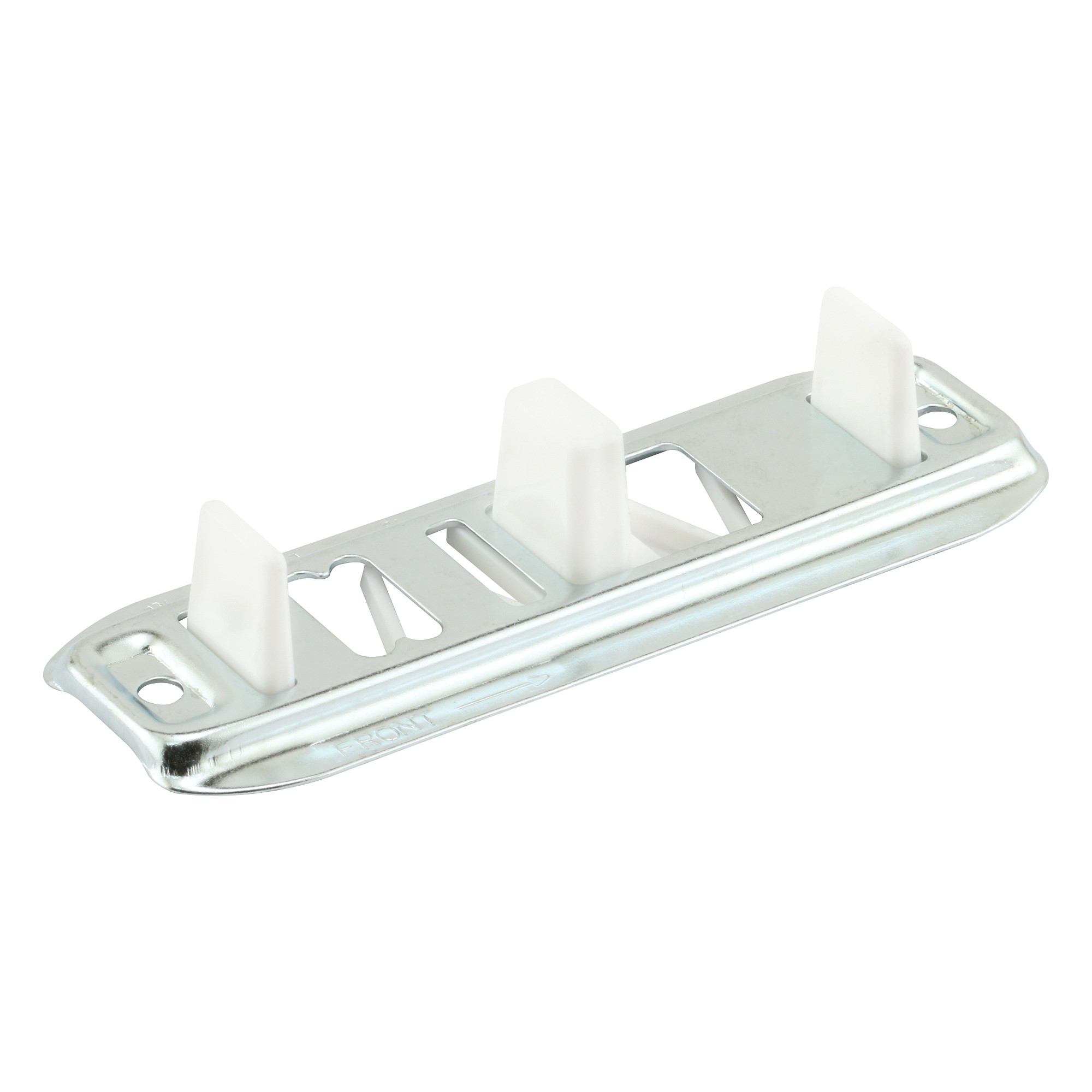 N 6560 |  Stamped Steel, Adjustable, Closet Door, Floor Guide (2 Pack)