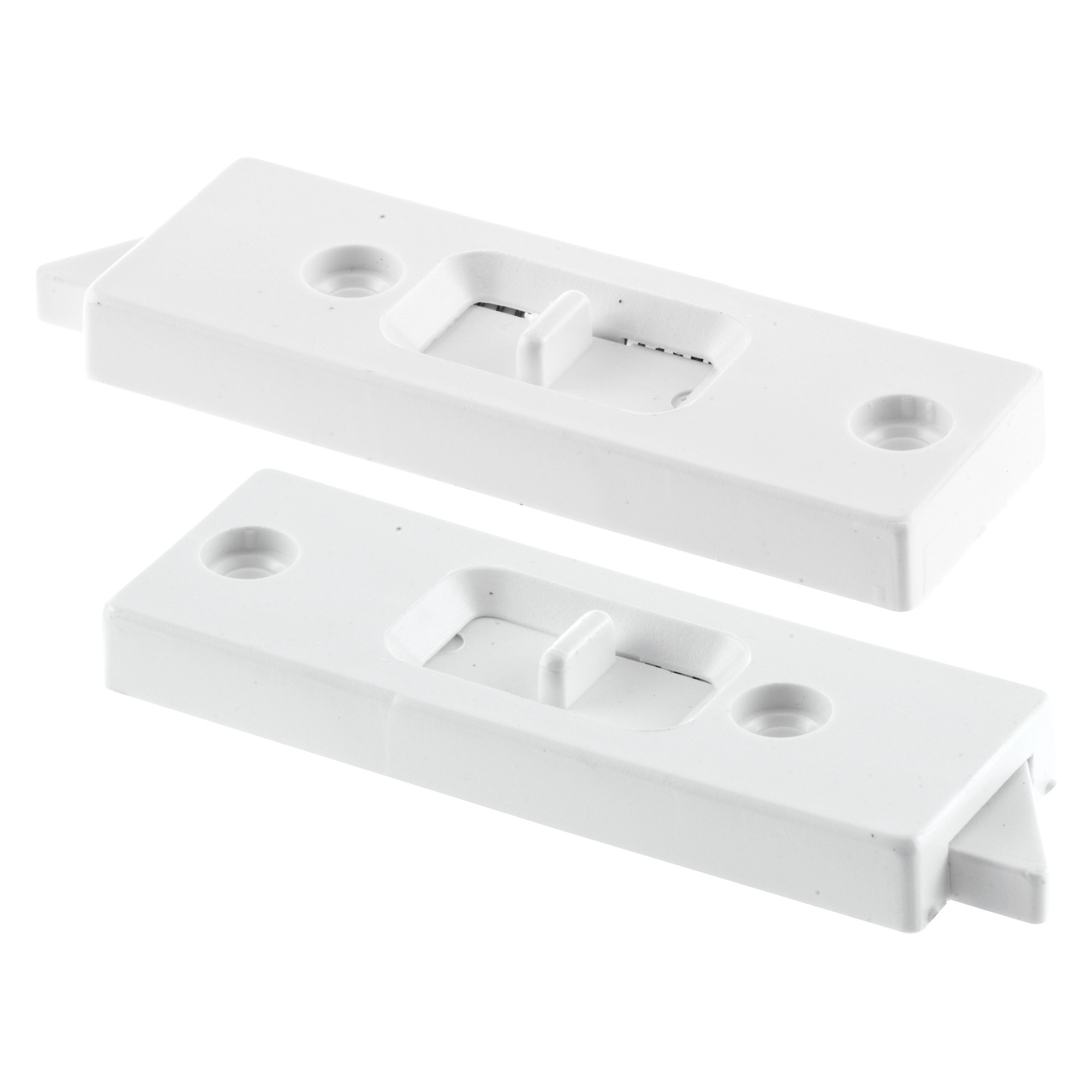 F 2598 | White Vinyl Vertical Hung Sliding Window Lock (1 Pair